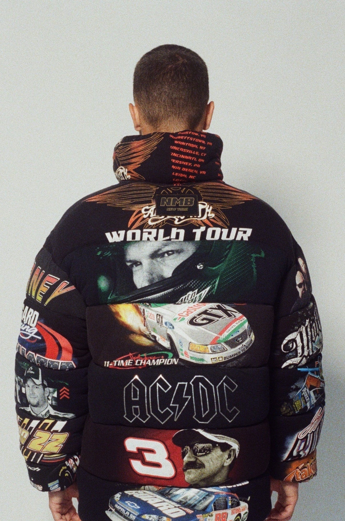 FRONT RUNNER Black Unisex Lightweight Reversible T-shirt Puffer Jacket NMB New York