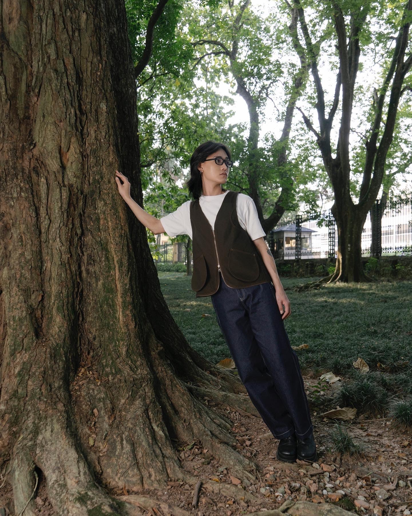 DOUBLE SIDESEAM DENIM PANTS FEMALE - Studio Stars - khe.hanoi