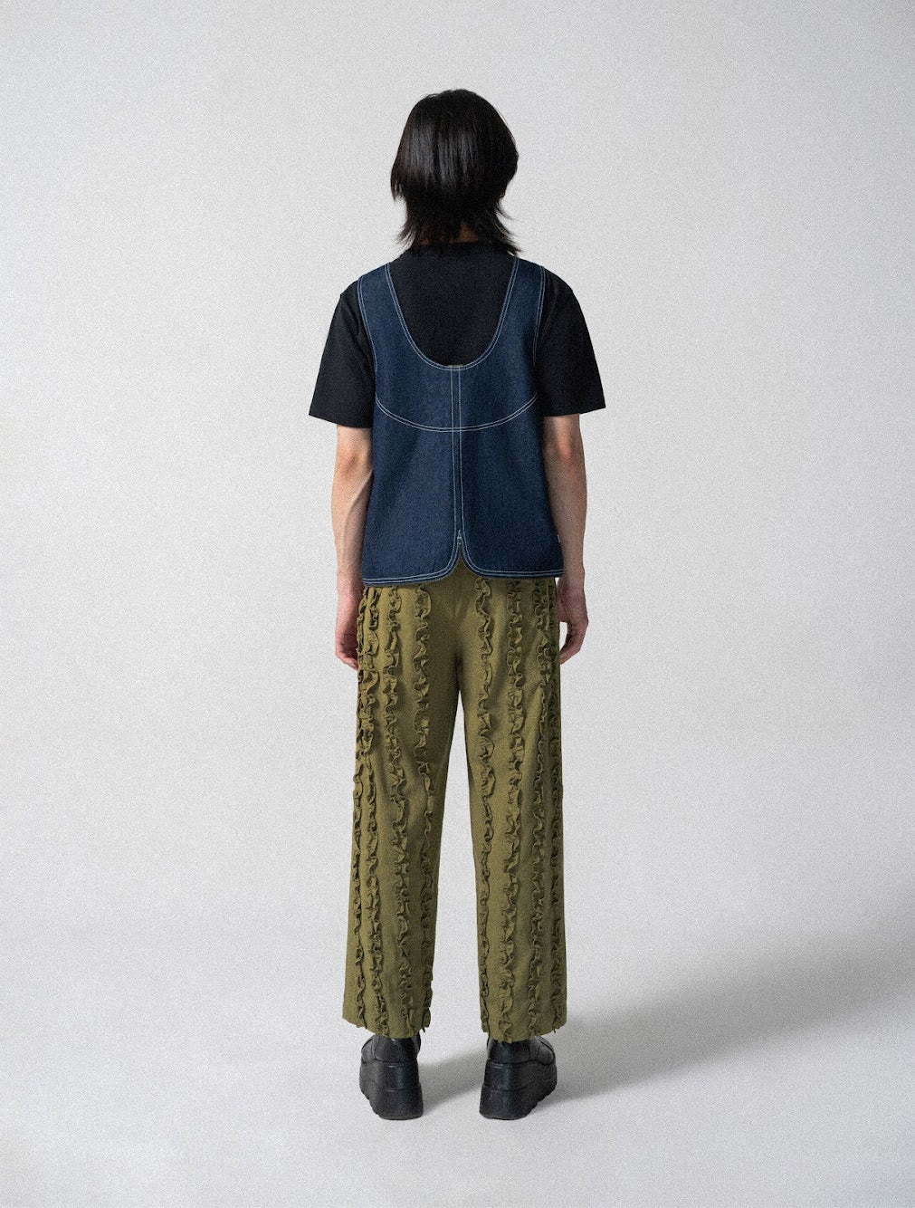 TOTE VEST DENIM & OLIVE (Copy) Khe.hanoi