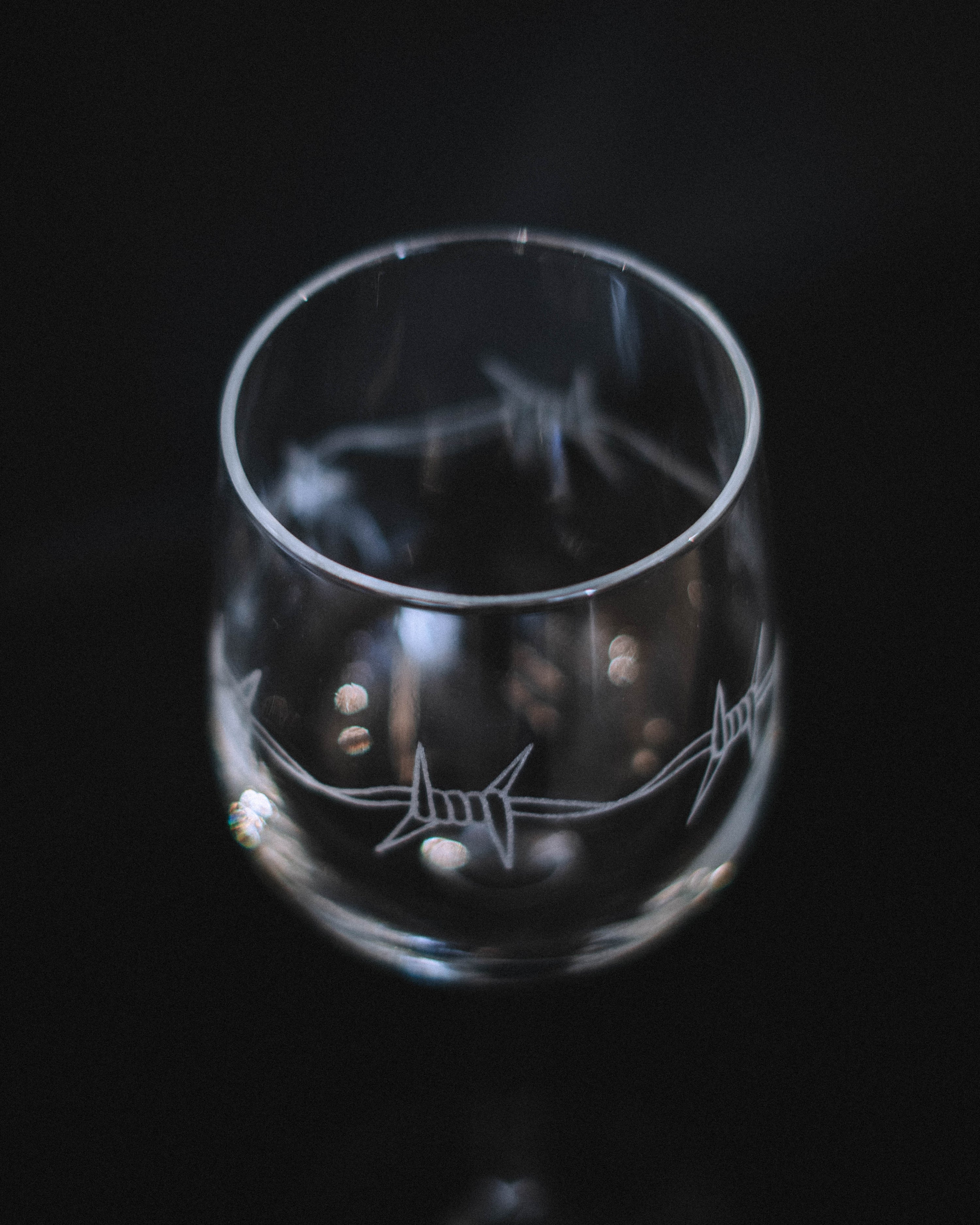 ENGRAVED WINE GLASSES #2 Lysdal