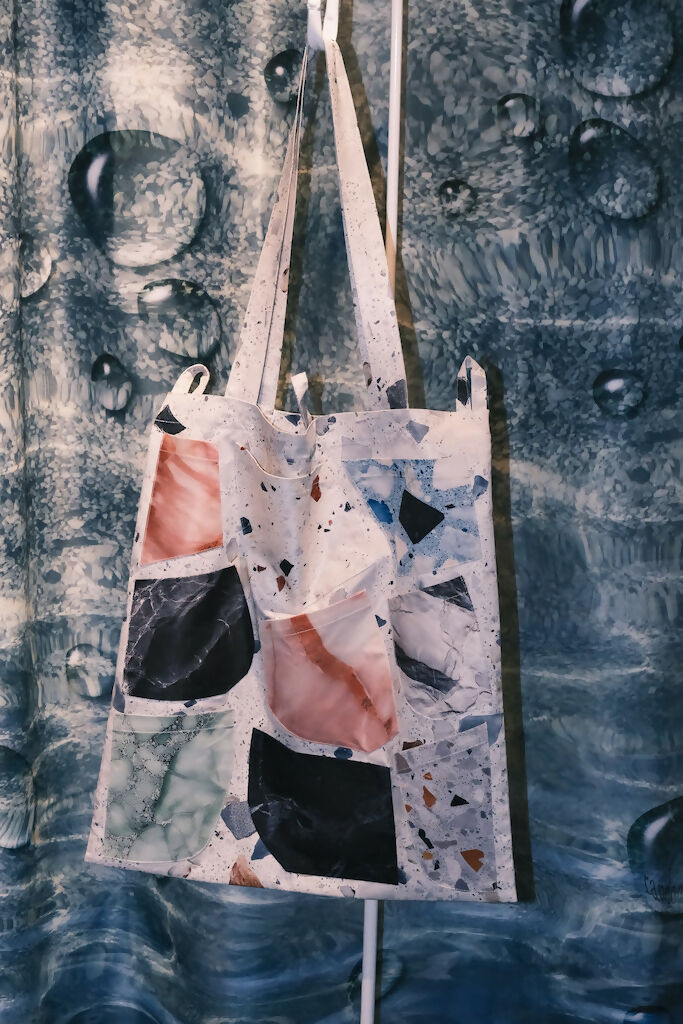 random (kova) clichés_ Marble Storage Tote Studio Stars