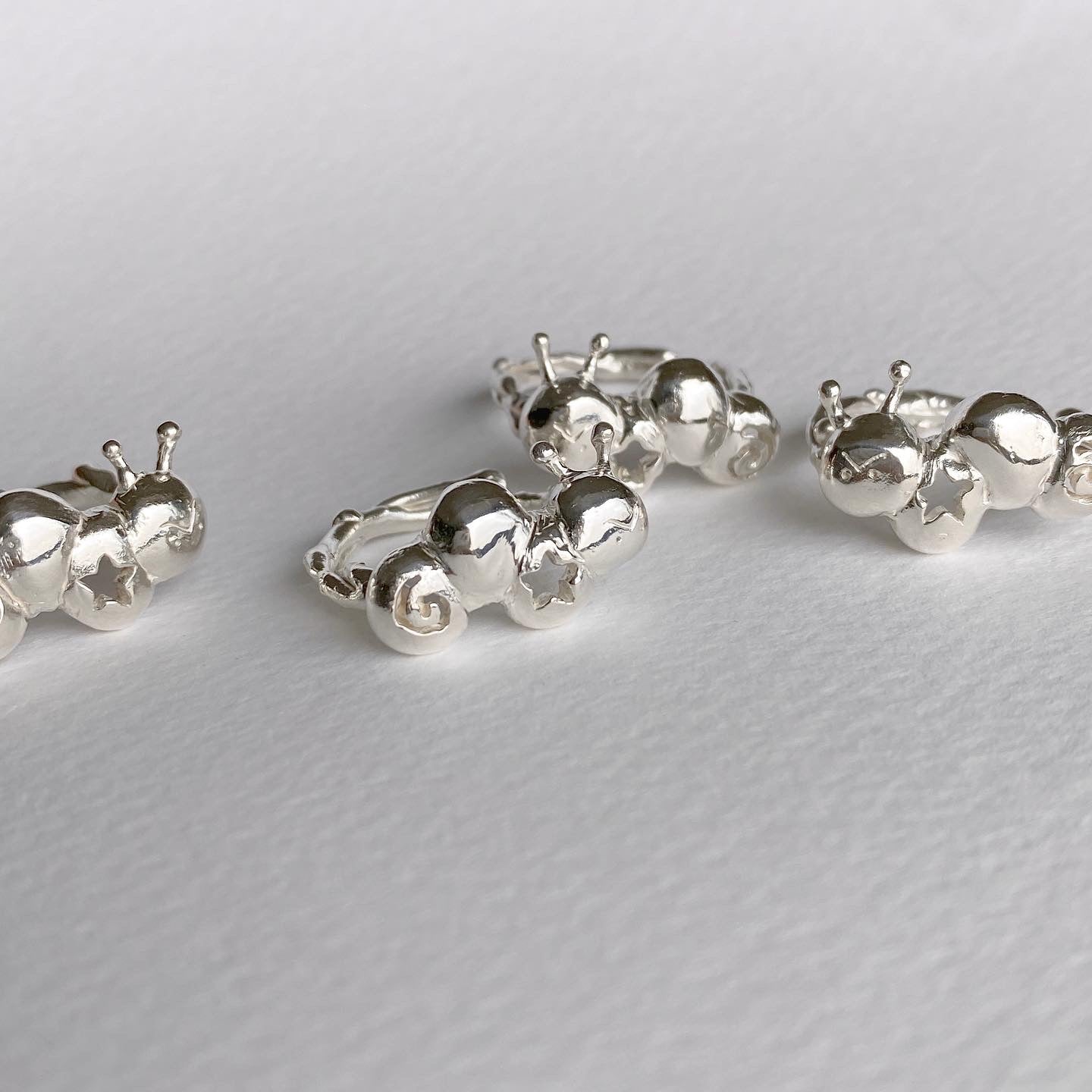 ANGRY CATERPILLAR RING - Studio Stars - Ginger Angel