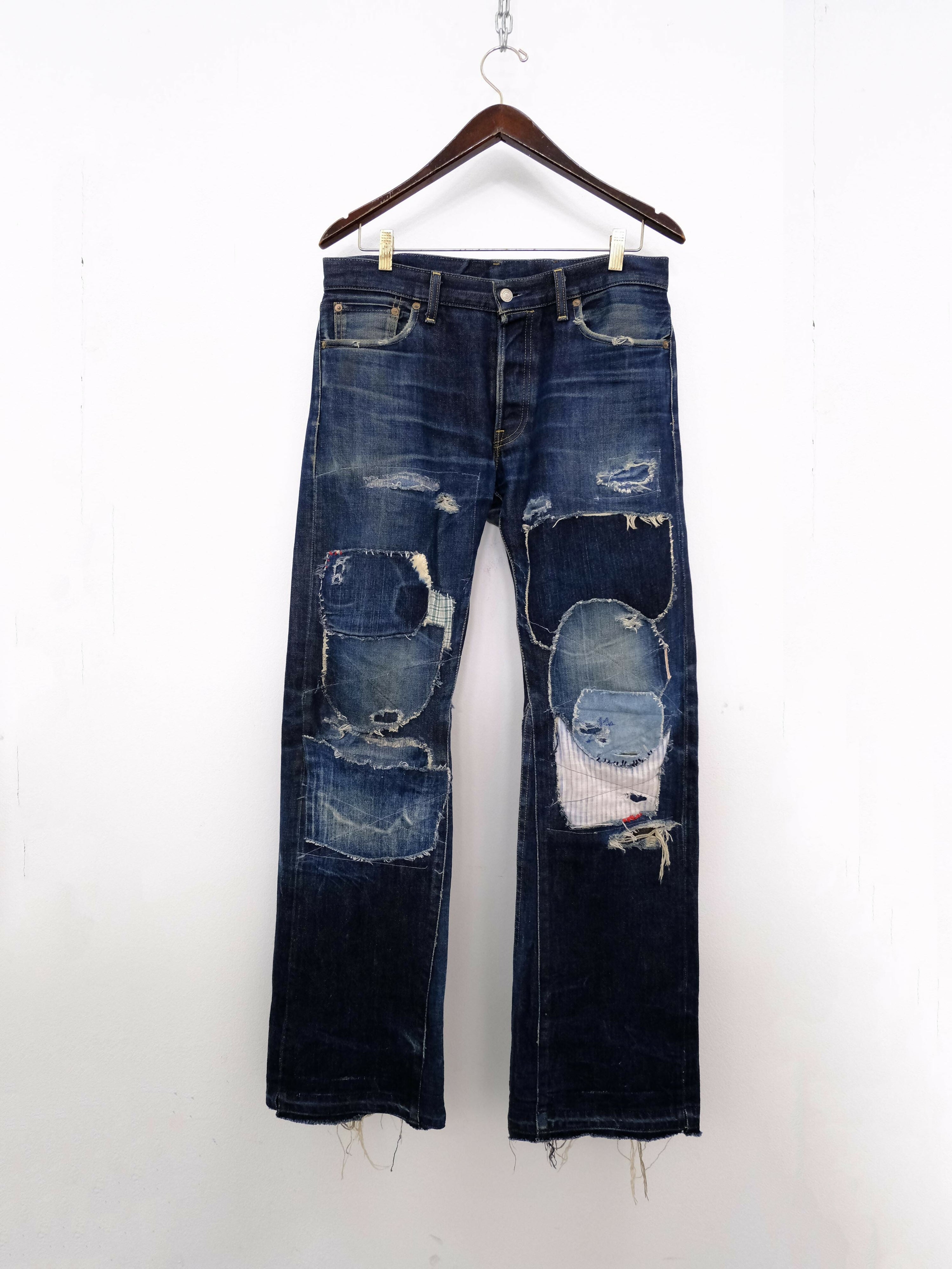Japanese Patchwork Selvedge Denim Jeans Studio Stars