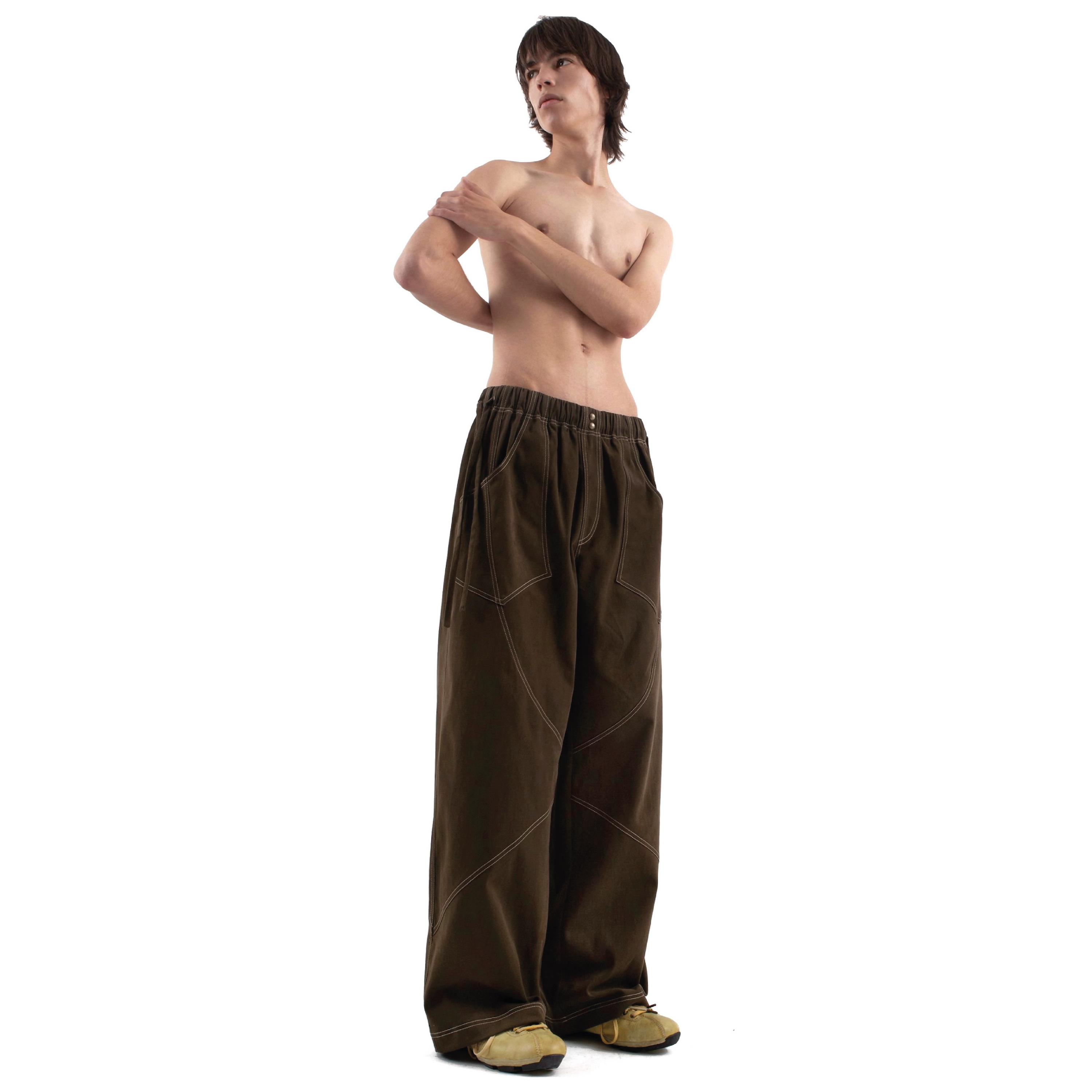 COTTON PANEL TROUSERS Studio Stars