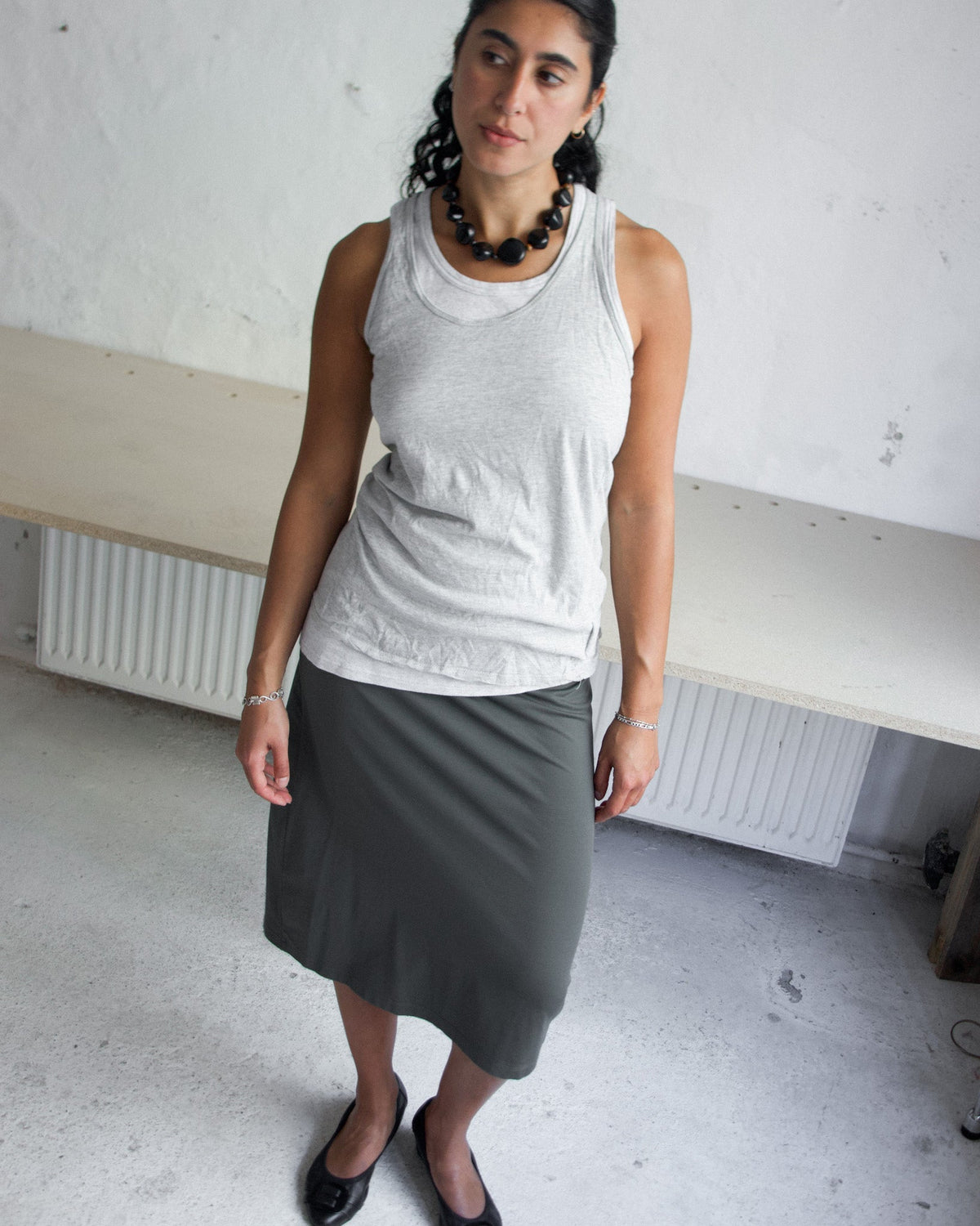 GREY LAYERED TOP Studio Stars