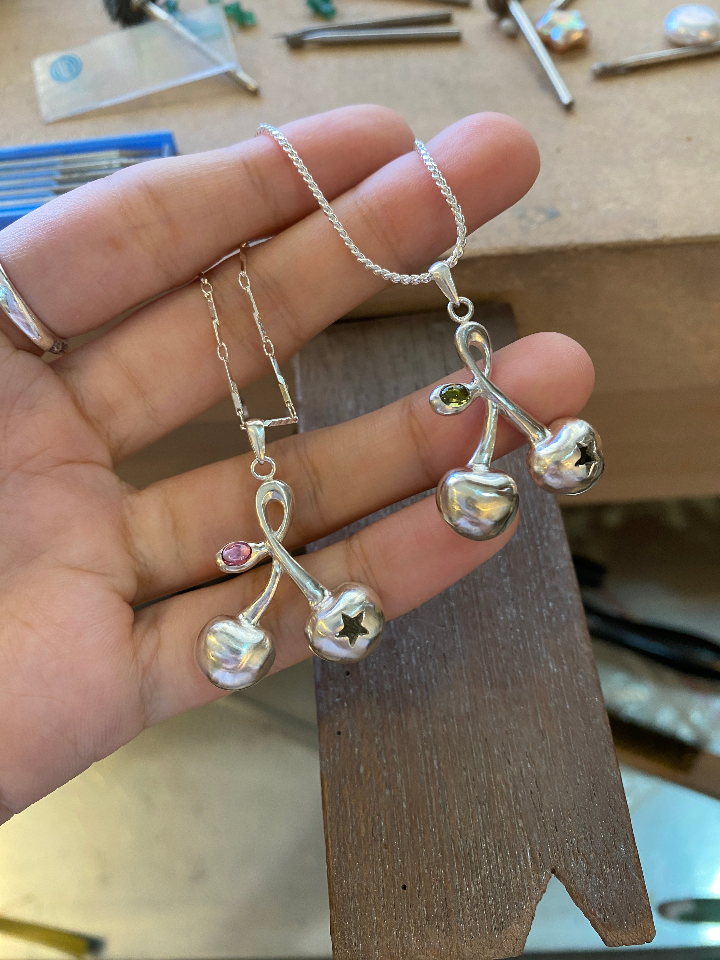 CHERRY NECKLACE - Studio Stars - Ginger Angel