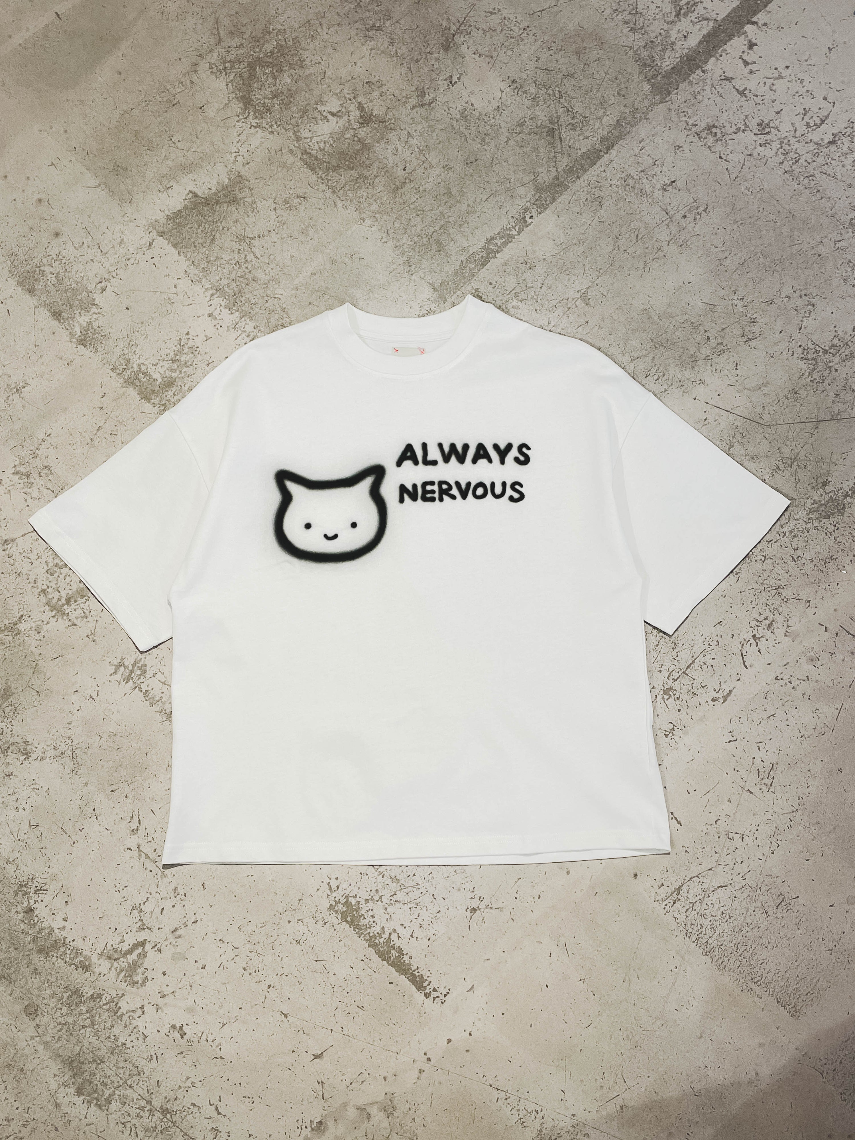 AIRBRUSH TEE NERVOUS 00ctmn