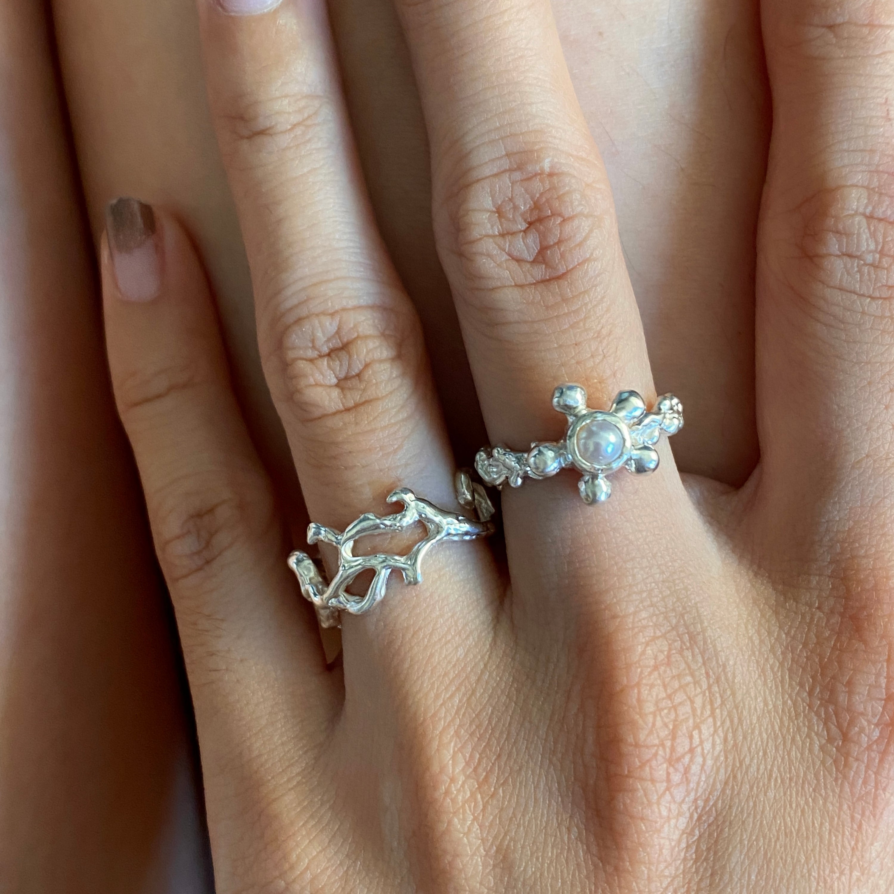 EGGY FLOWER RING Ginger Angel
