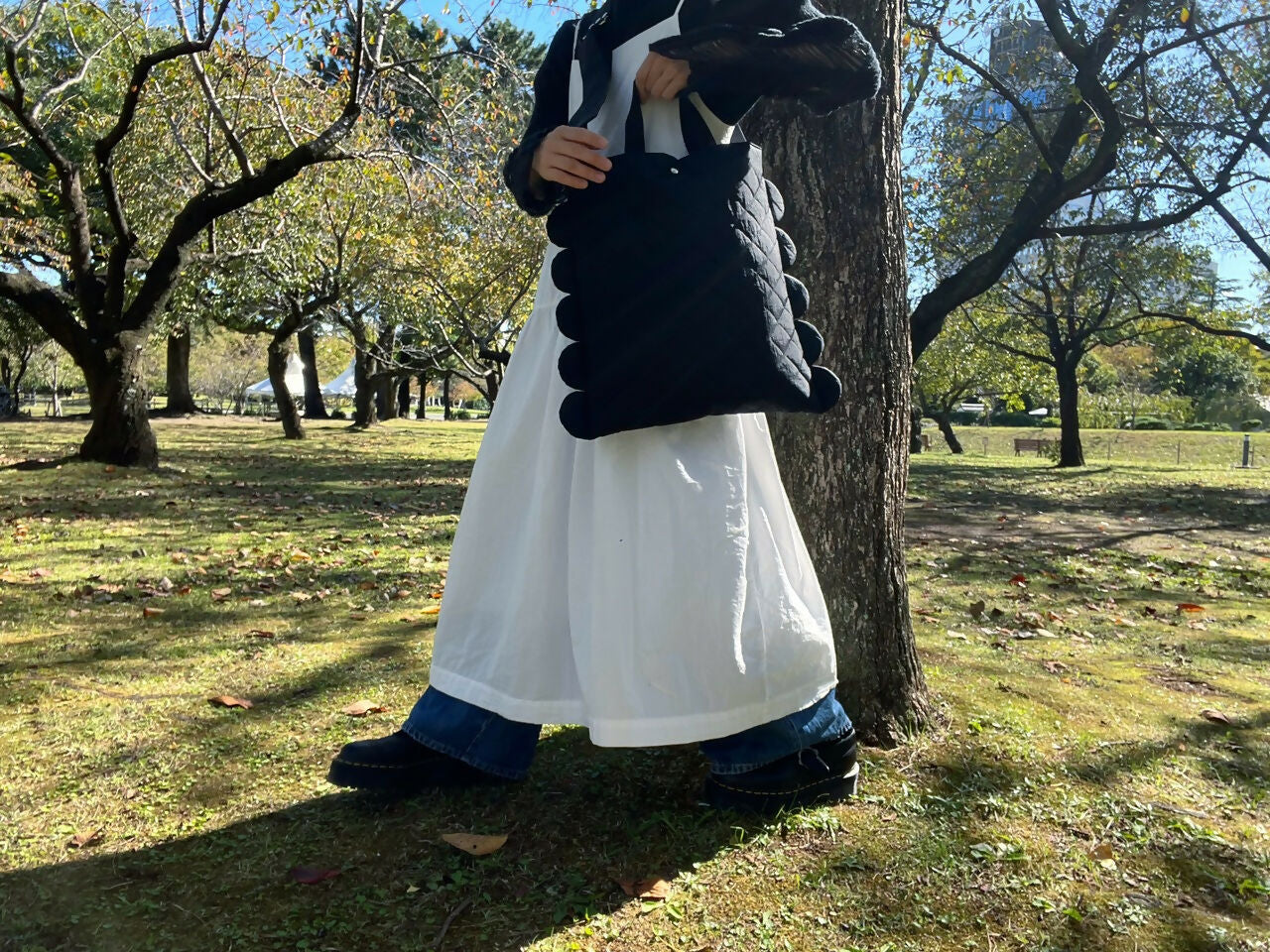 NYLON QUILTING BIG TOTE BAG Keiyamaguchi works