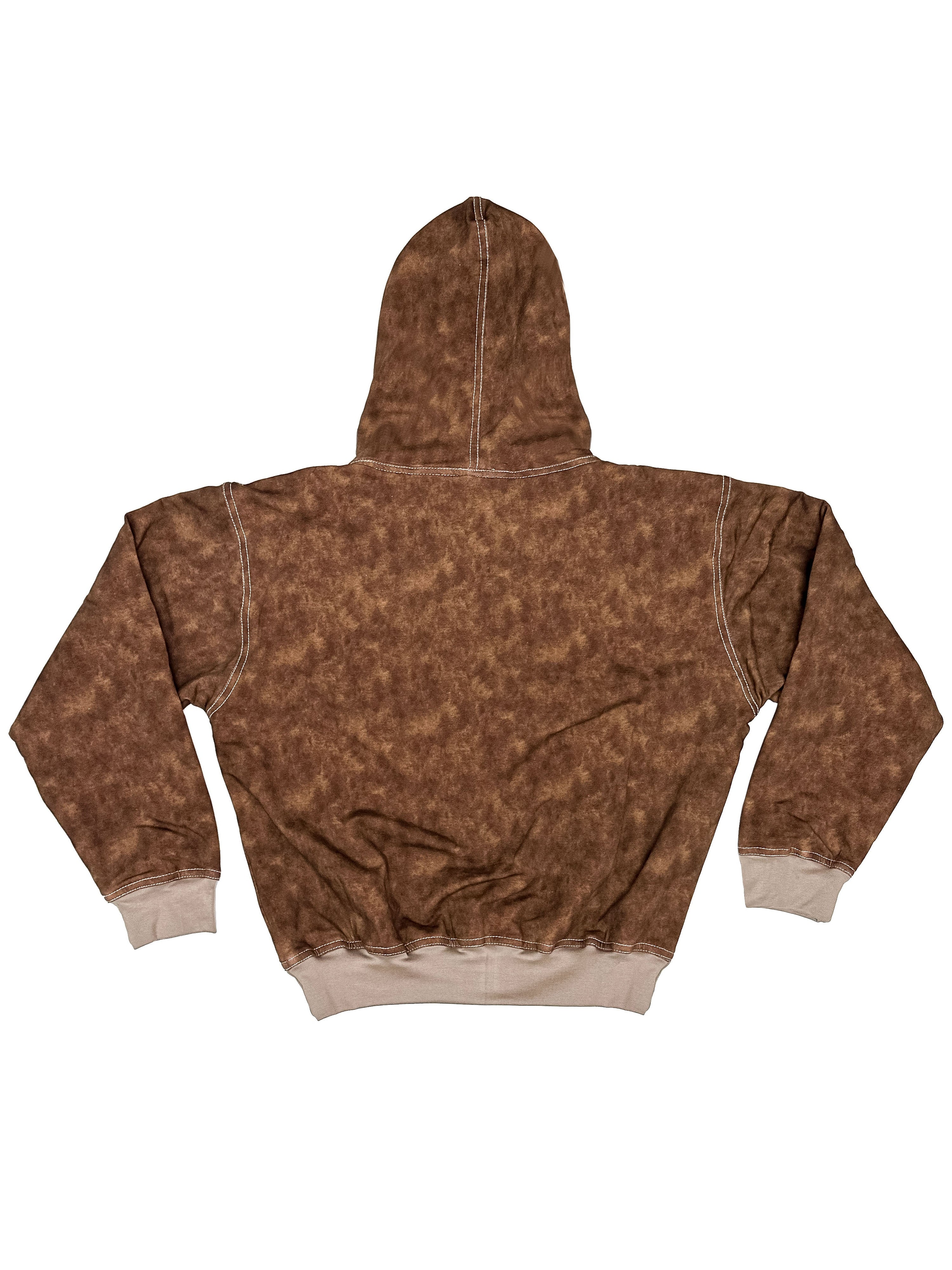 Lyto hoodie Marble effect Terracotta - Limited Edition