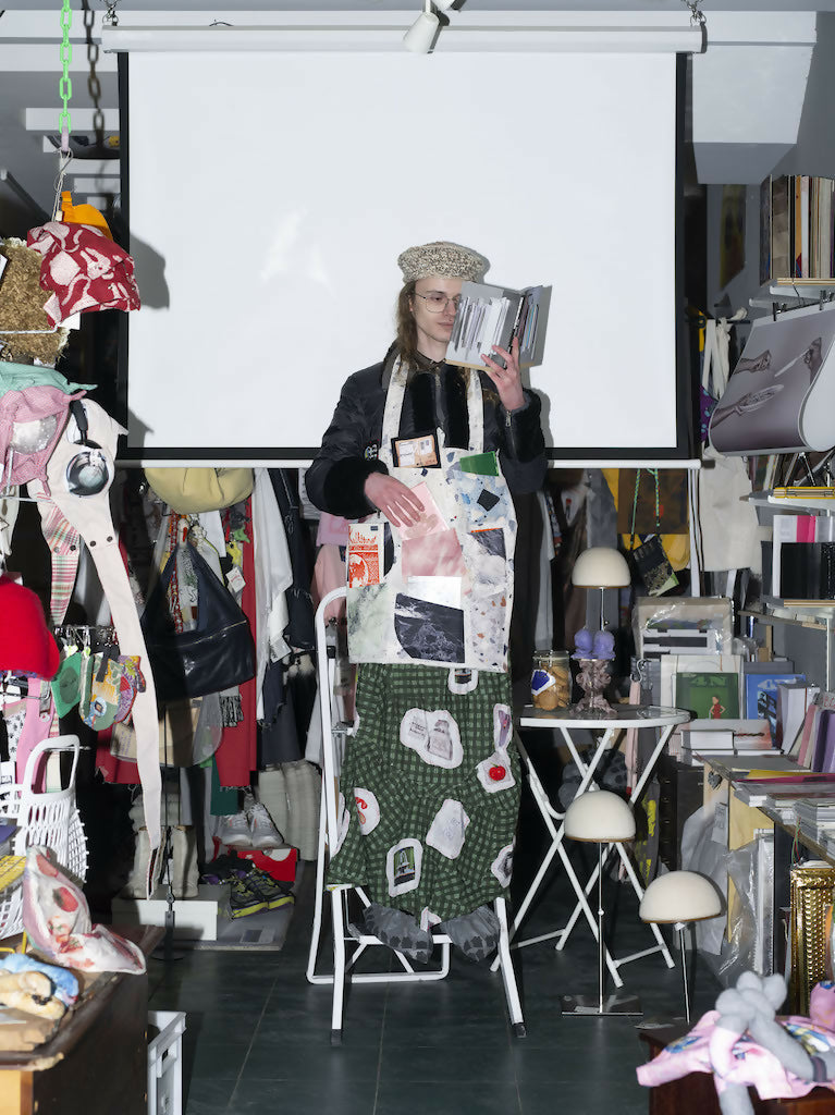 random (kova) clichés_ Marble Storage Tote Studio Stars