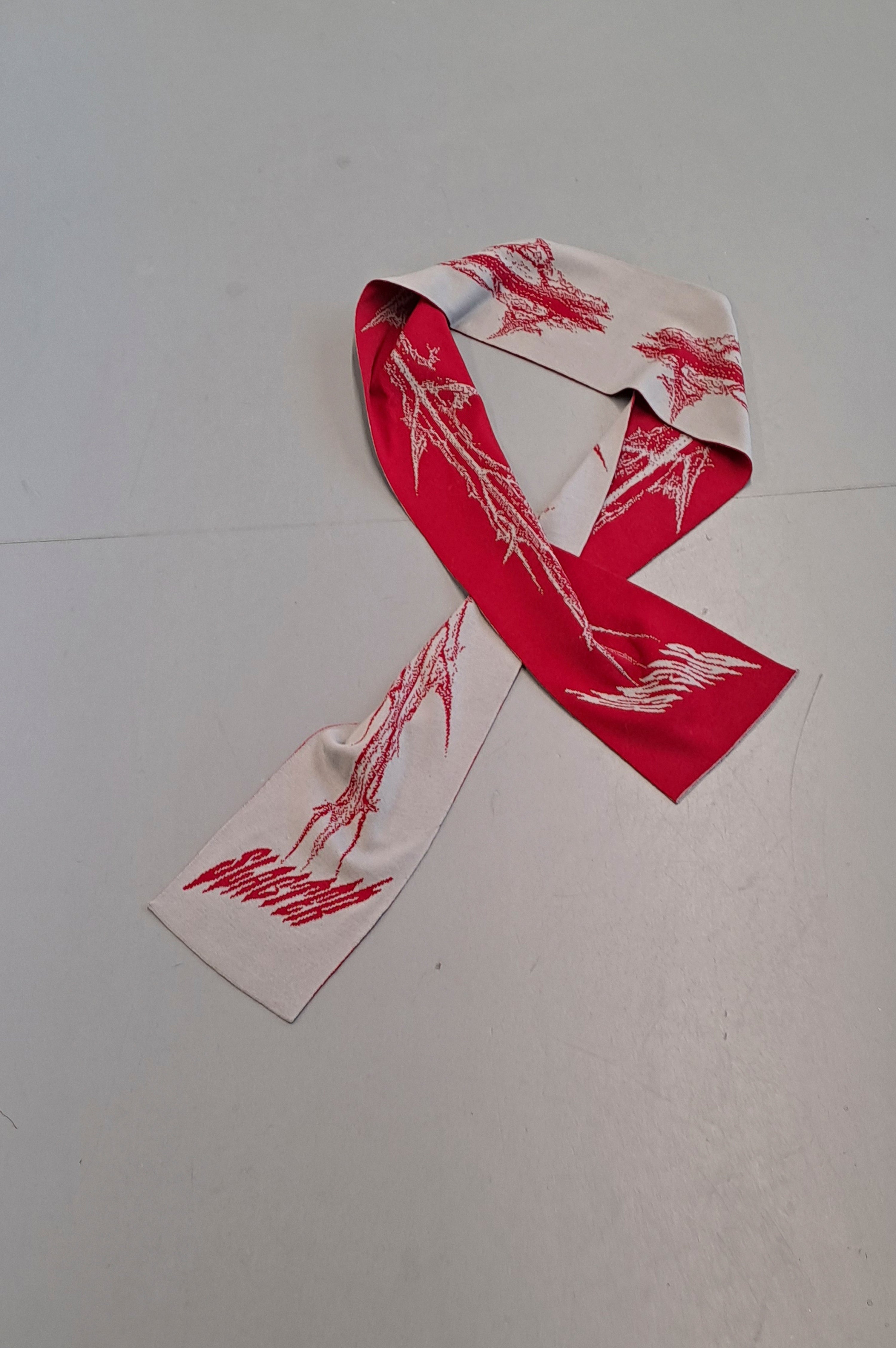 Red Spike scarf Slagter