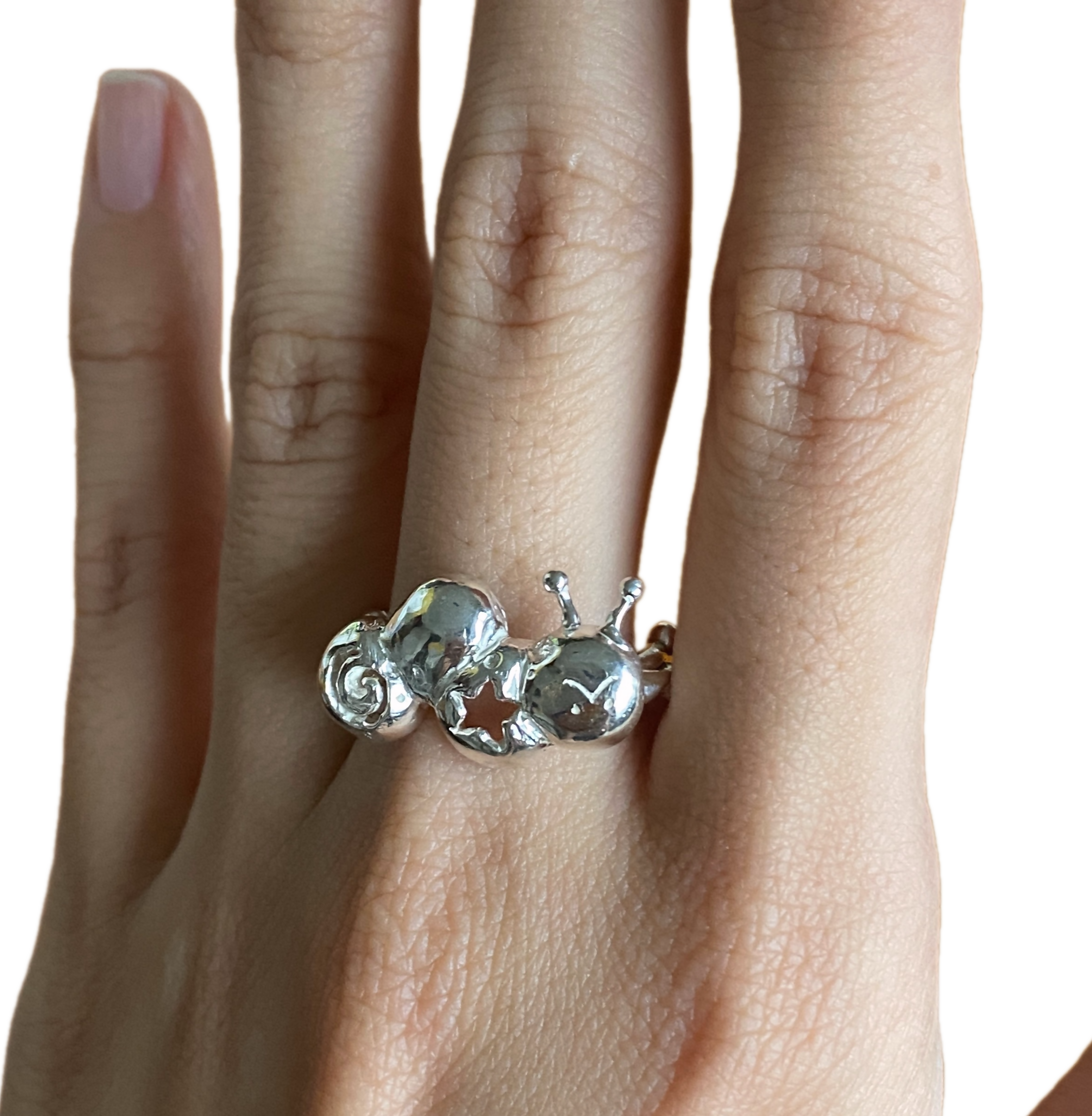 Angry Caterpillar Ring Studio Stars