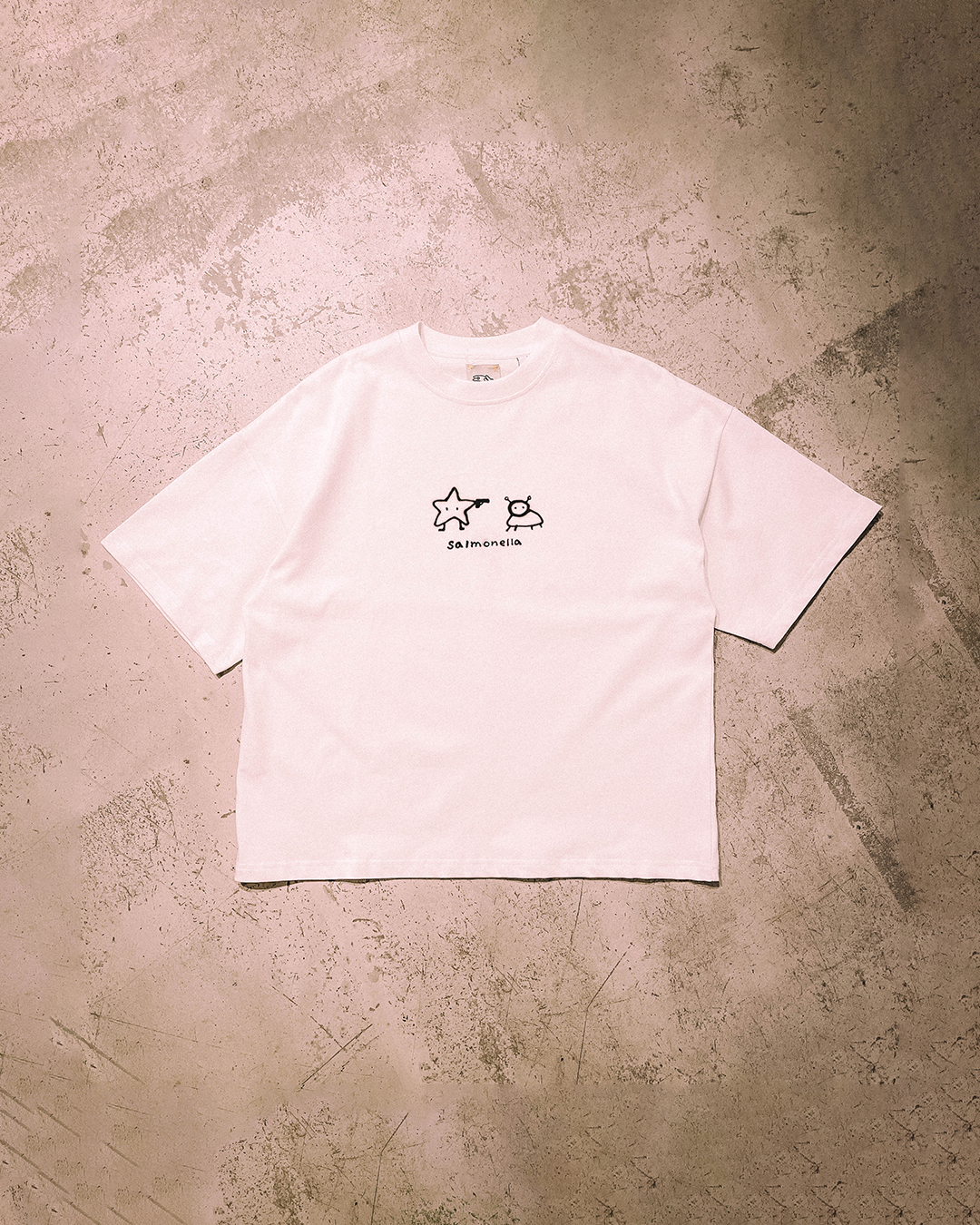 AIRBRUSH TEE SALMONELLA 00ctmn