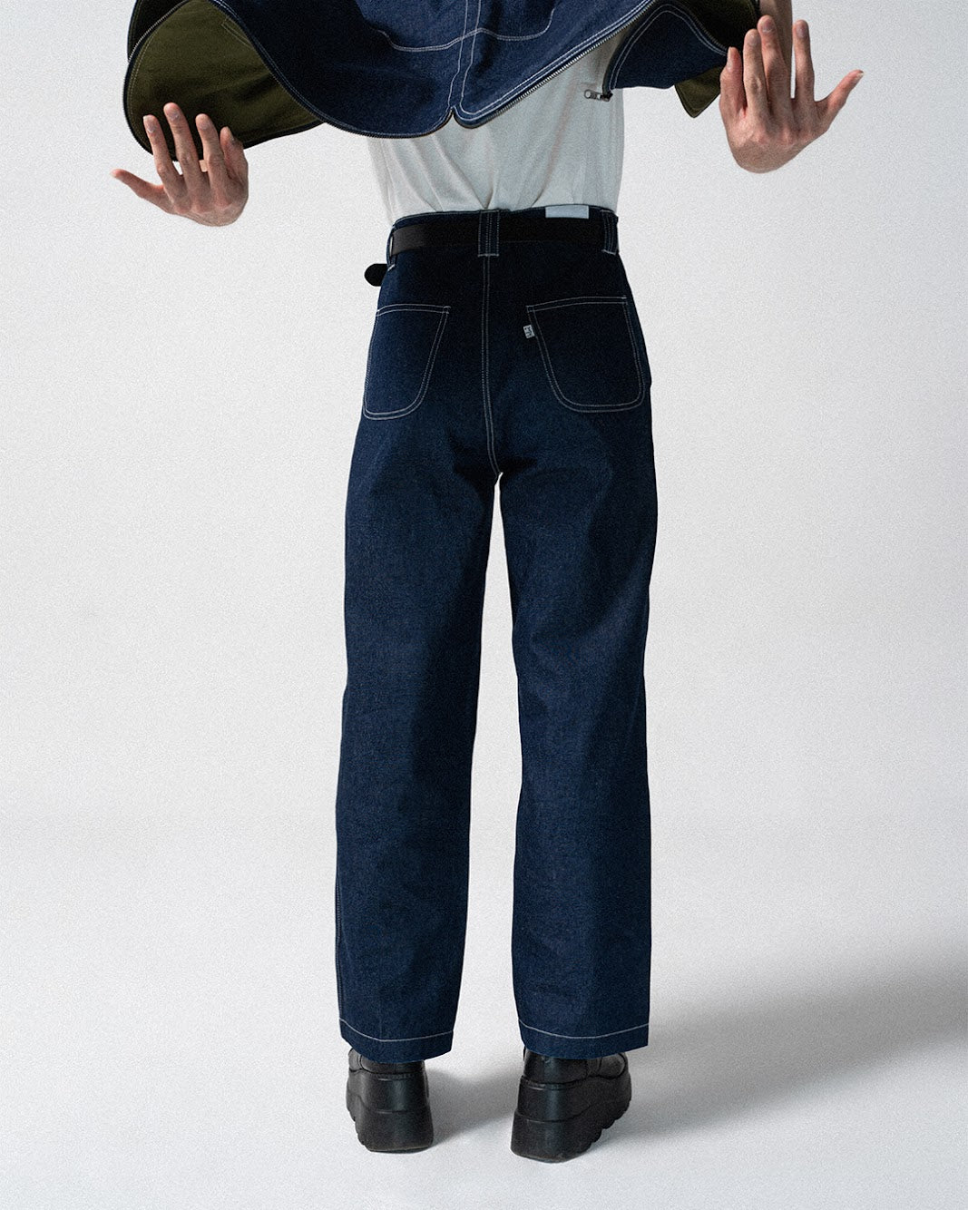 DOUBLE SIDESEAM DENIM PANTS FEMALE - Studio Stars - khe.hanoi