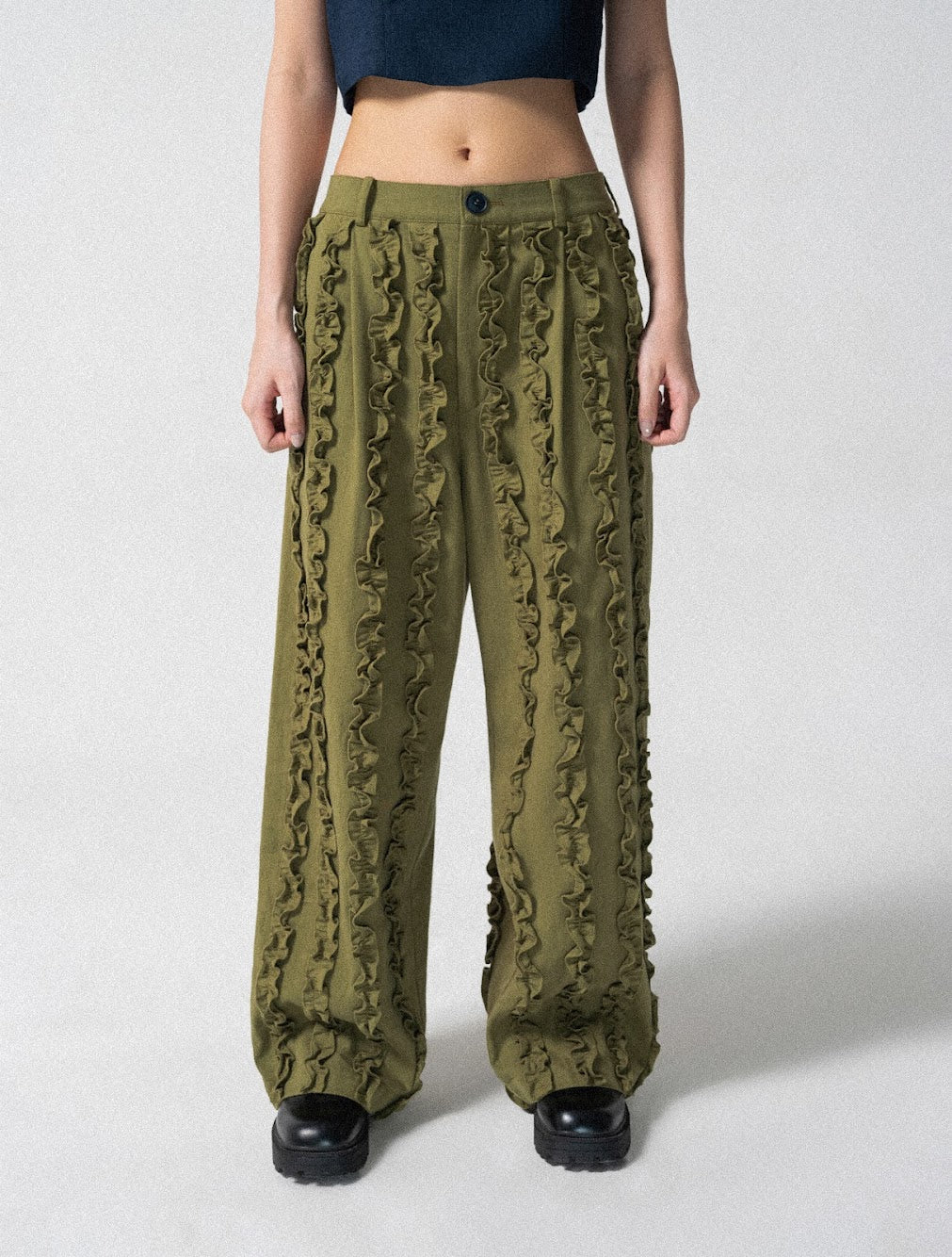 FERN PANTS OLIVE - Studio Stars - khe.hanoi