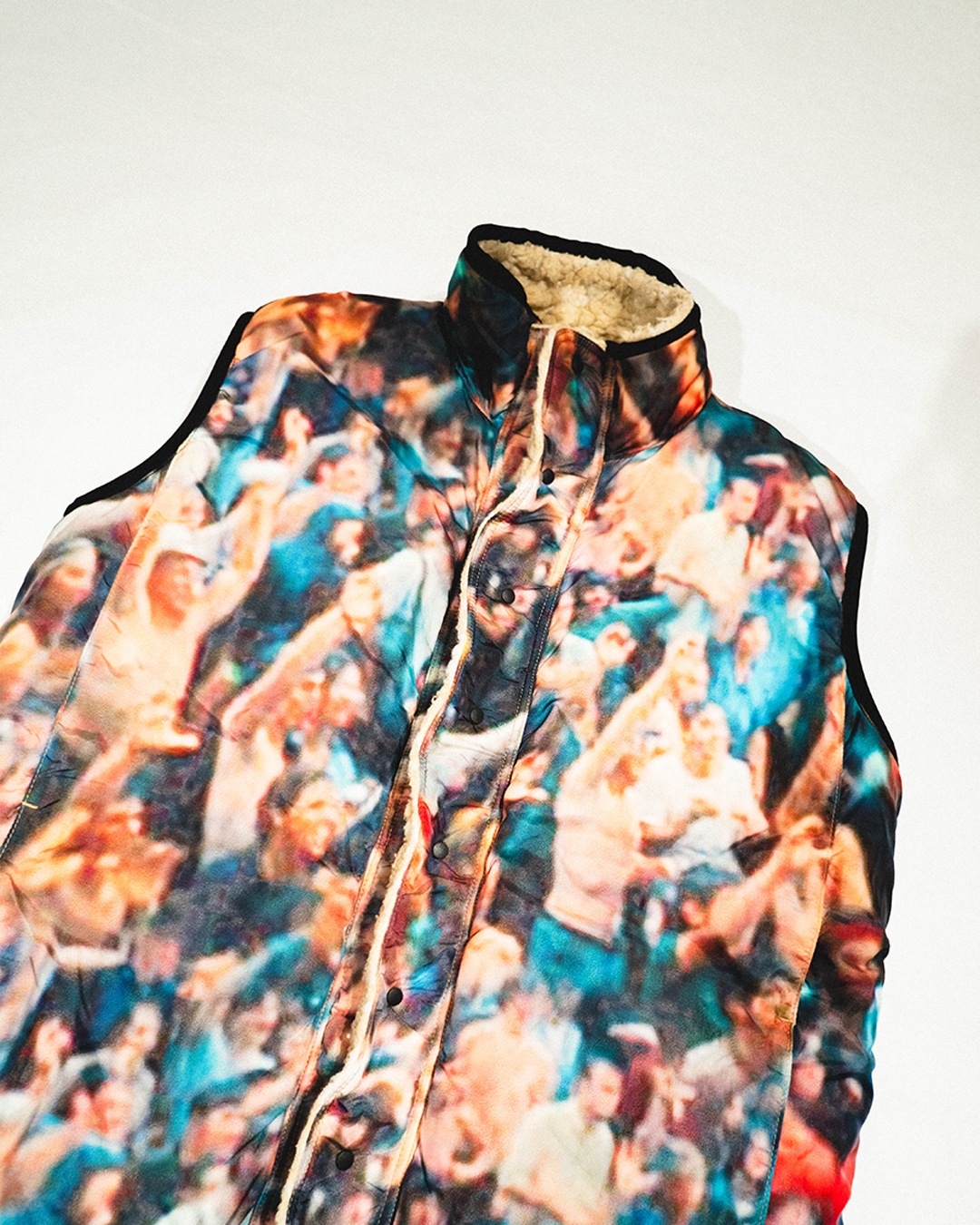 KAPITAL REVERSIBLE VEST Before Midnight Vintage