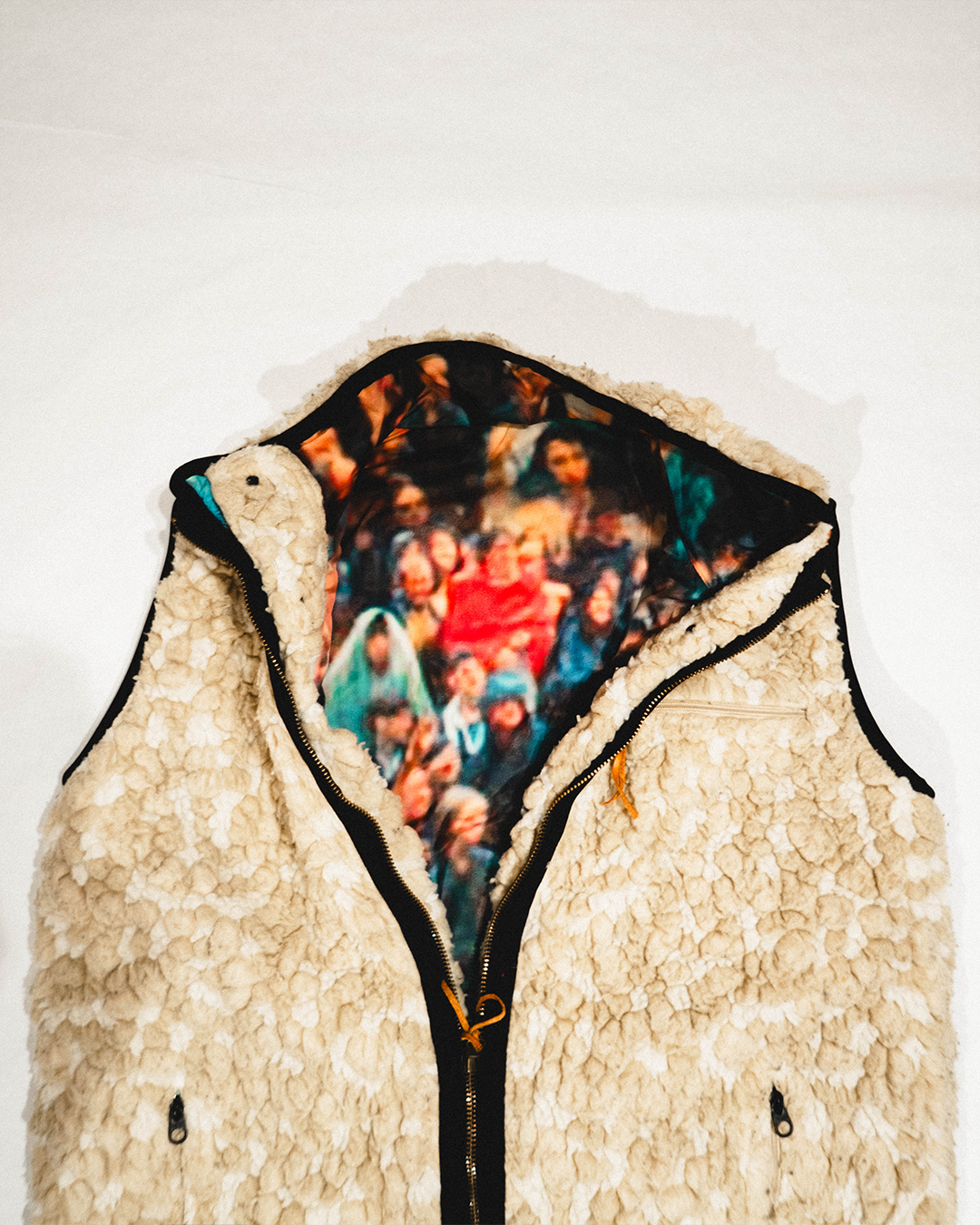 KAPITAL REVERSIBLE VEST Before Midnight Vintage