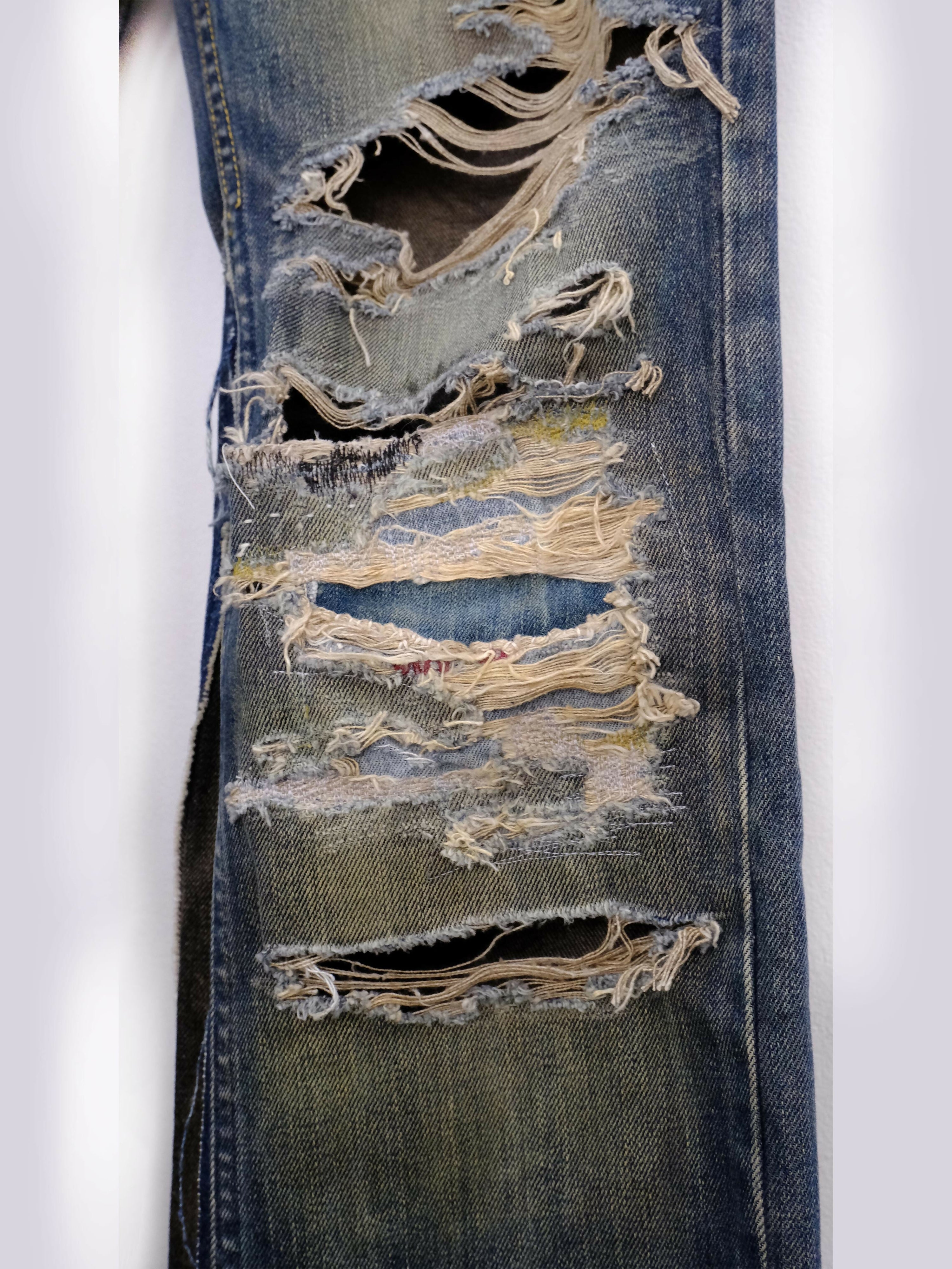 Rust Japanese Patchwork Denim Studio Stars