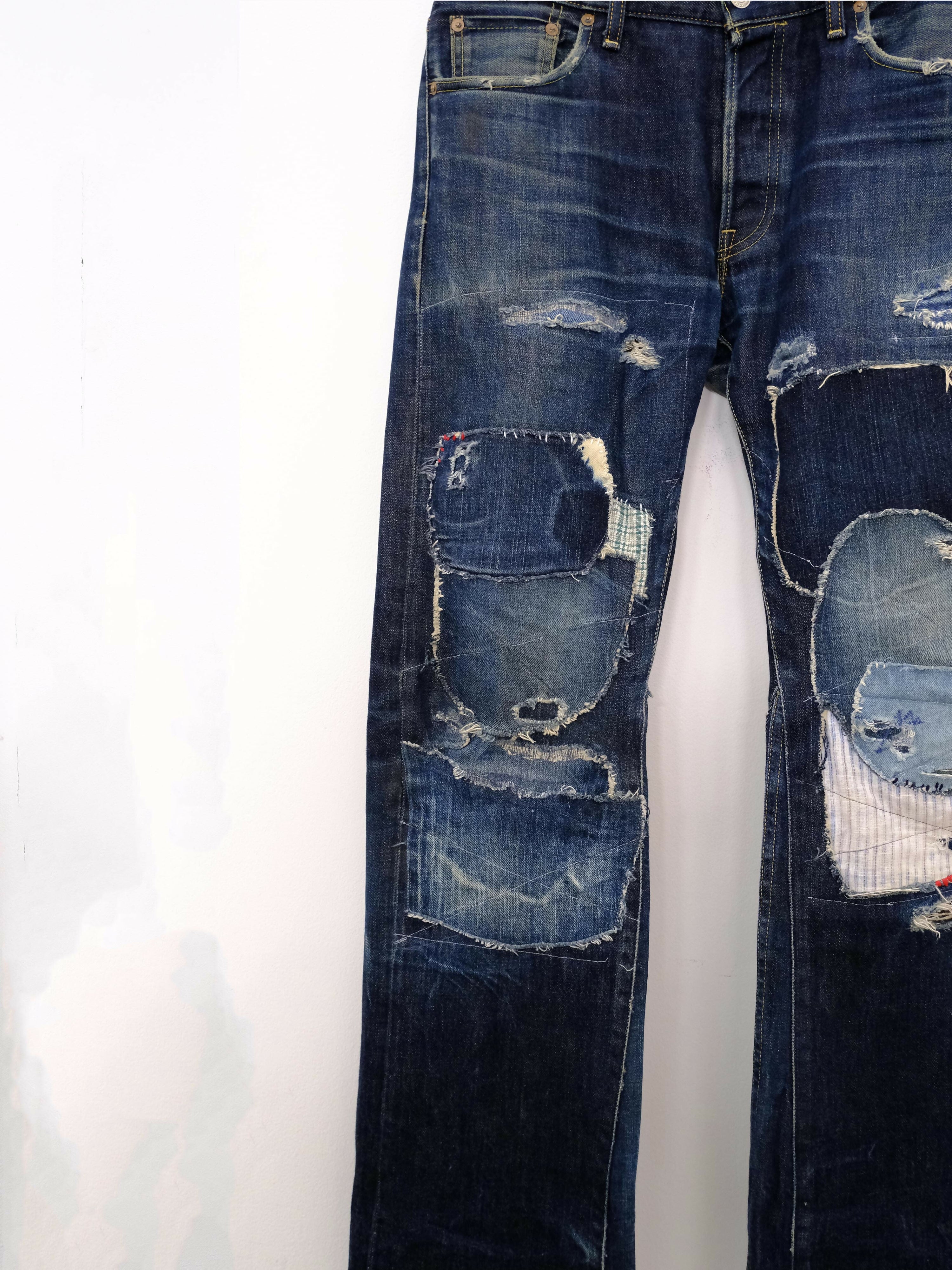 Japanese Patchwork Selvedge Denim Jeans Studio Stars