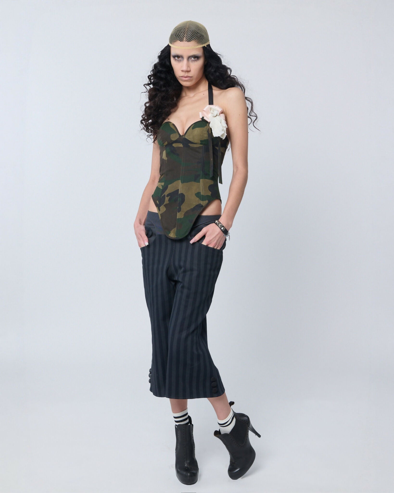 The Sick of Me Striped Capris Studio Stars