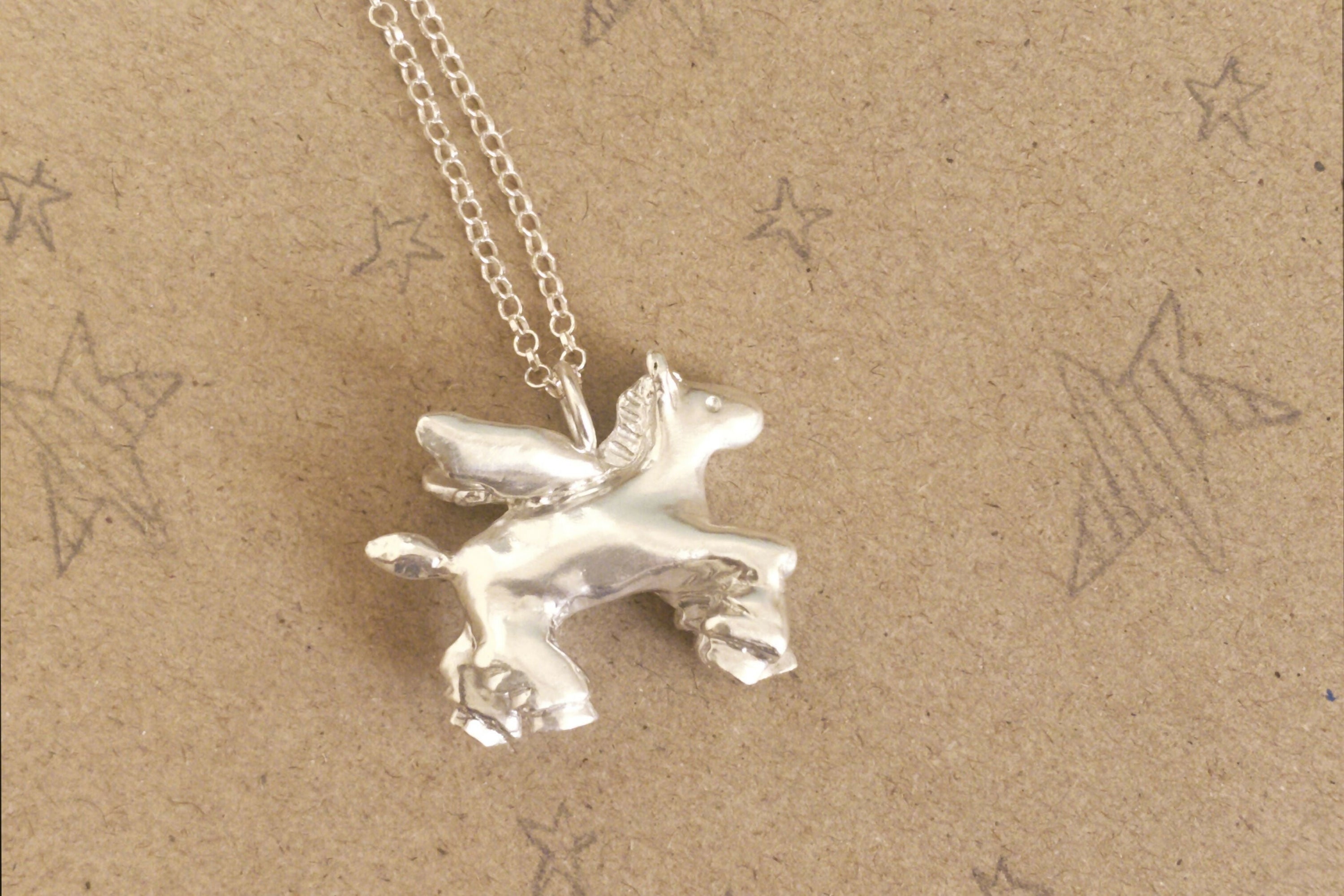 Pony Necklace Studio Stars
