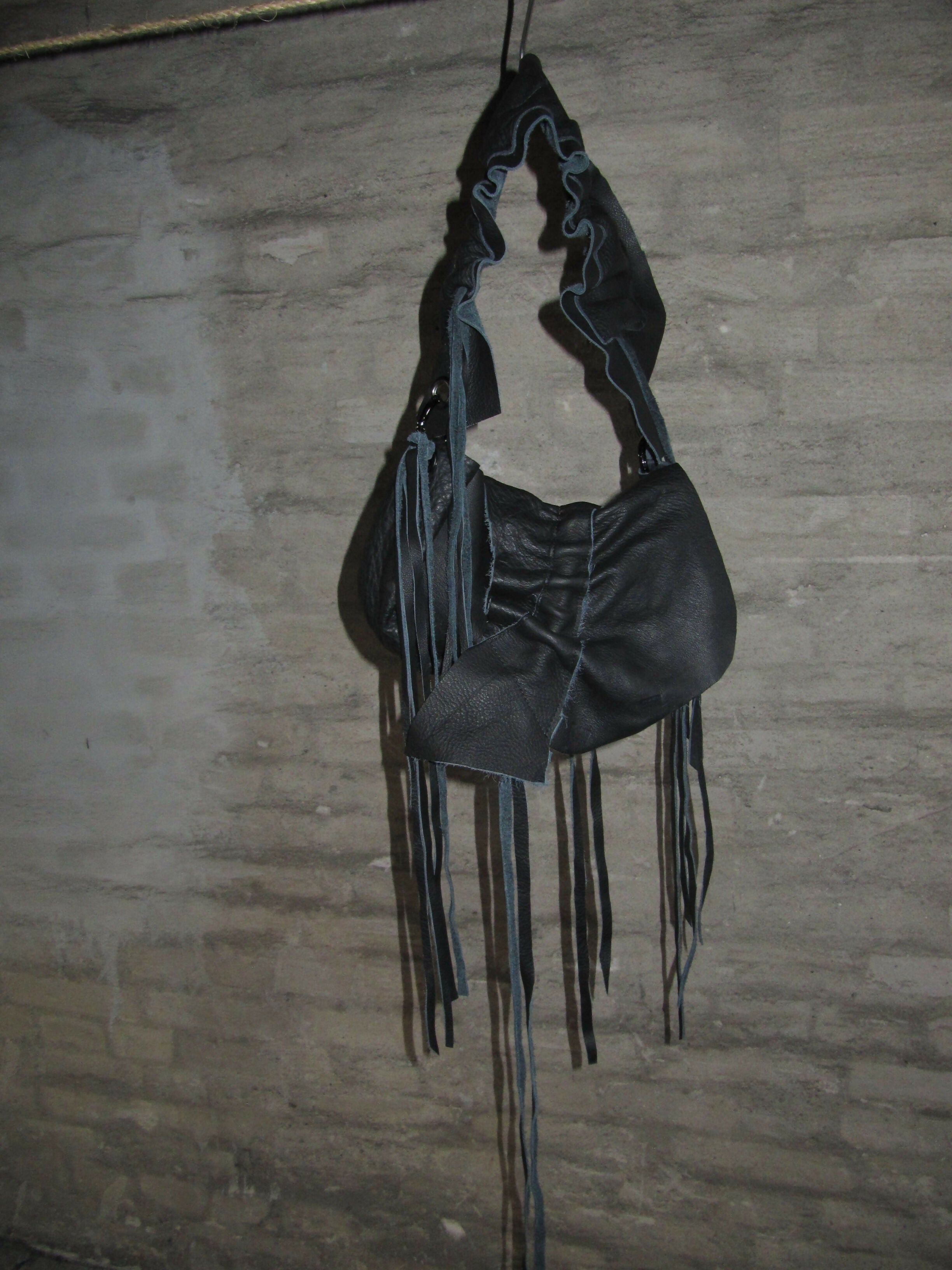 scrunched leather handbag Studio Stars