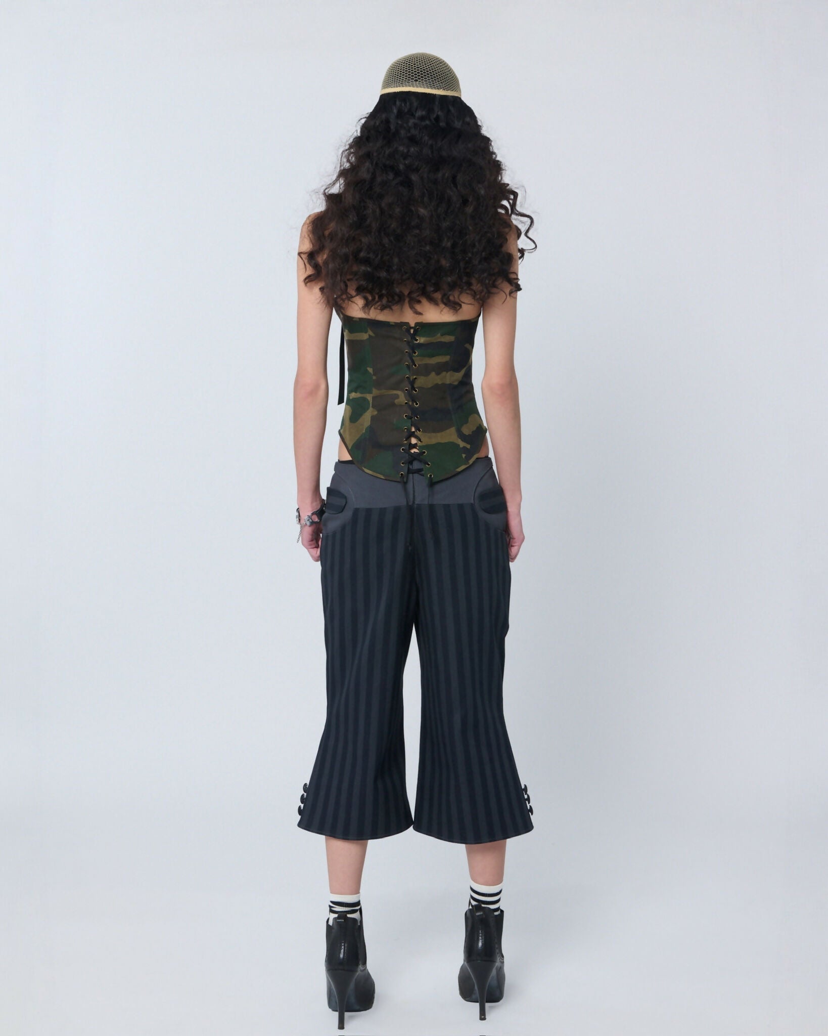 The Sick of Me Striped Capris Studio Stars