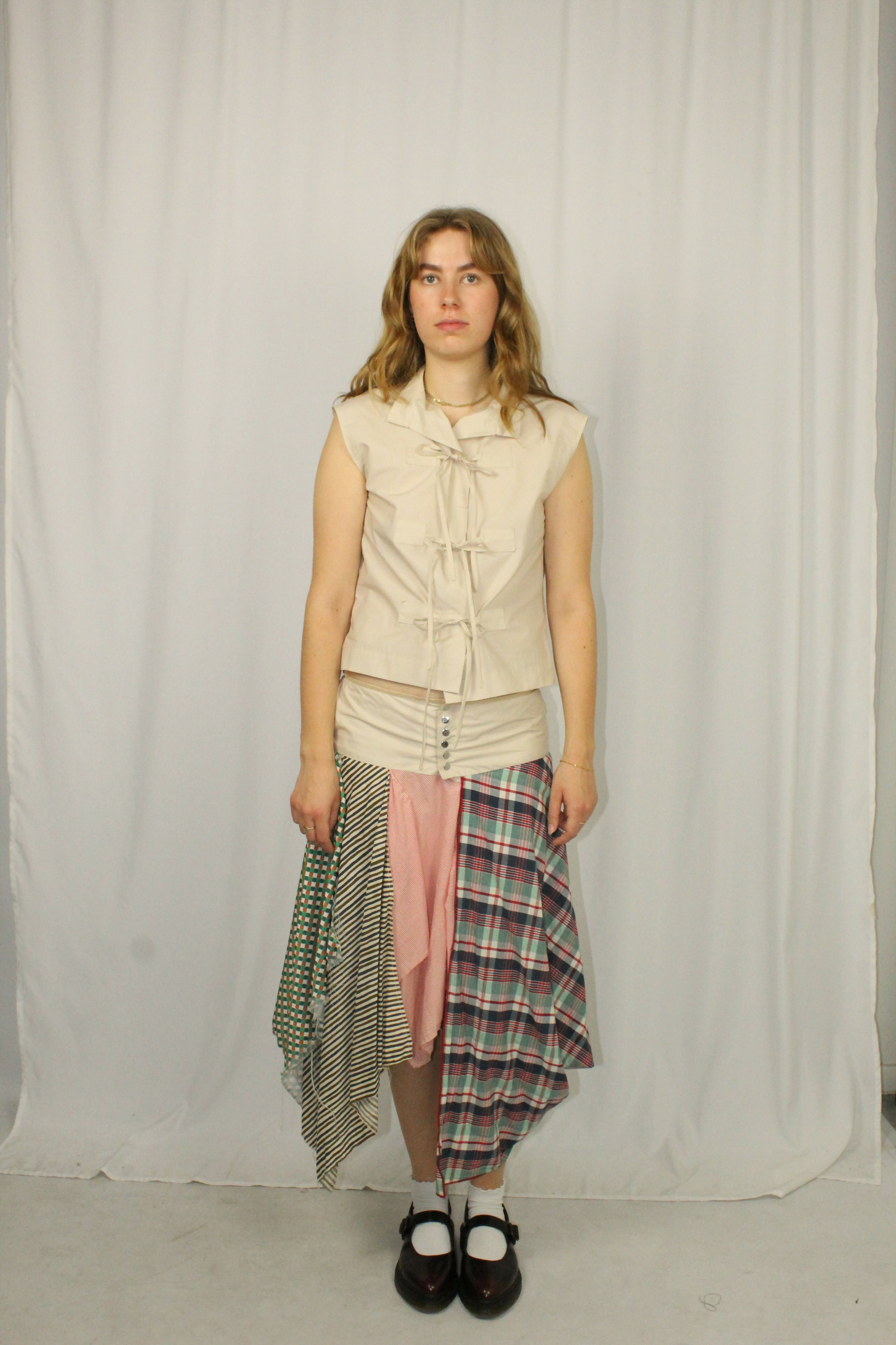 CHECK SKIRT No. 1 Studio Stars
