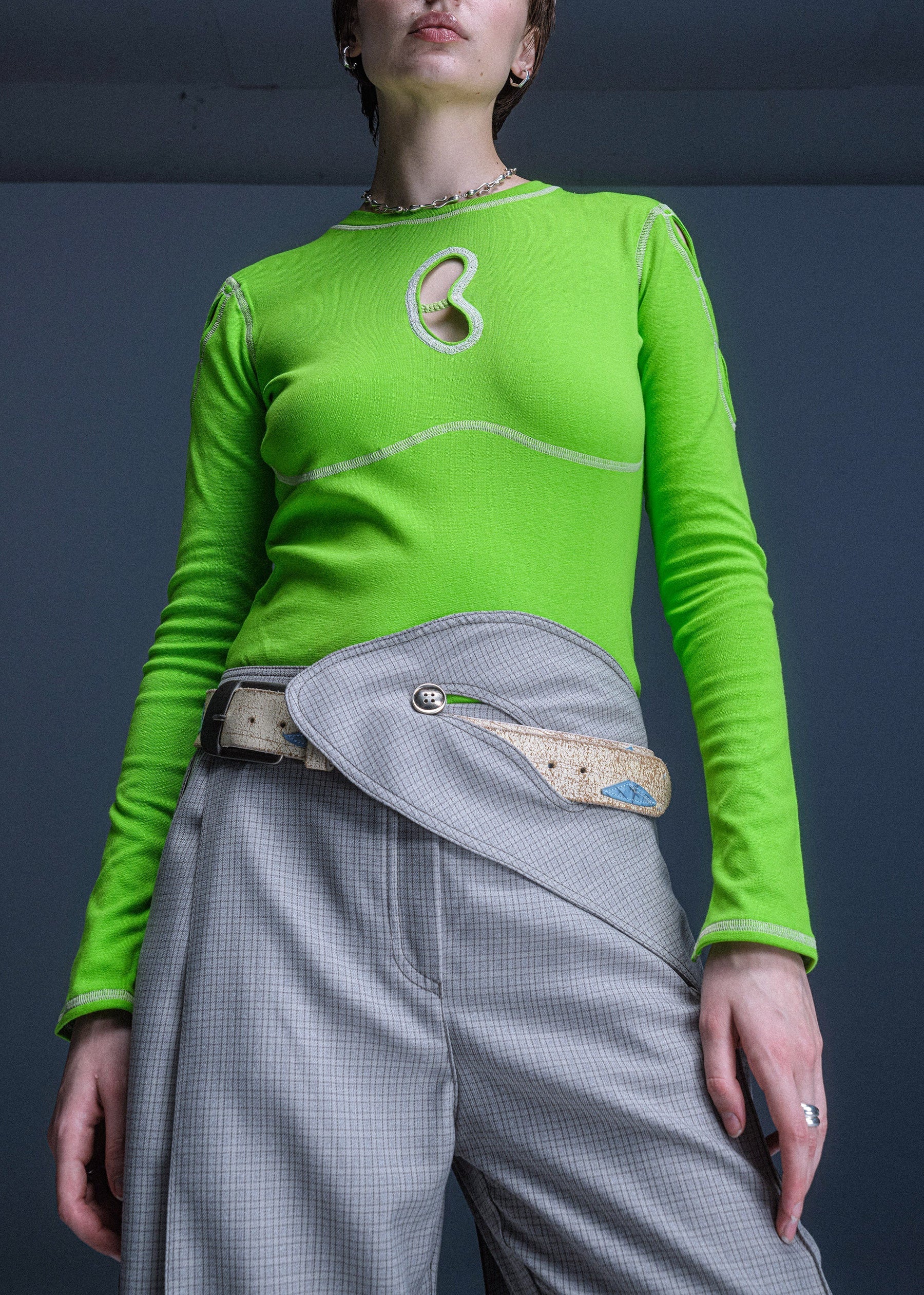 Orname longsleeve electric green Studio Stars