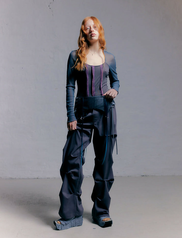 Pantalon Drape NIGHT Halo Labels