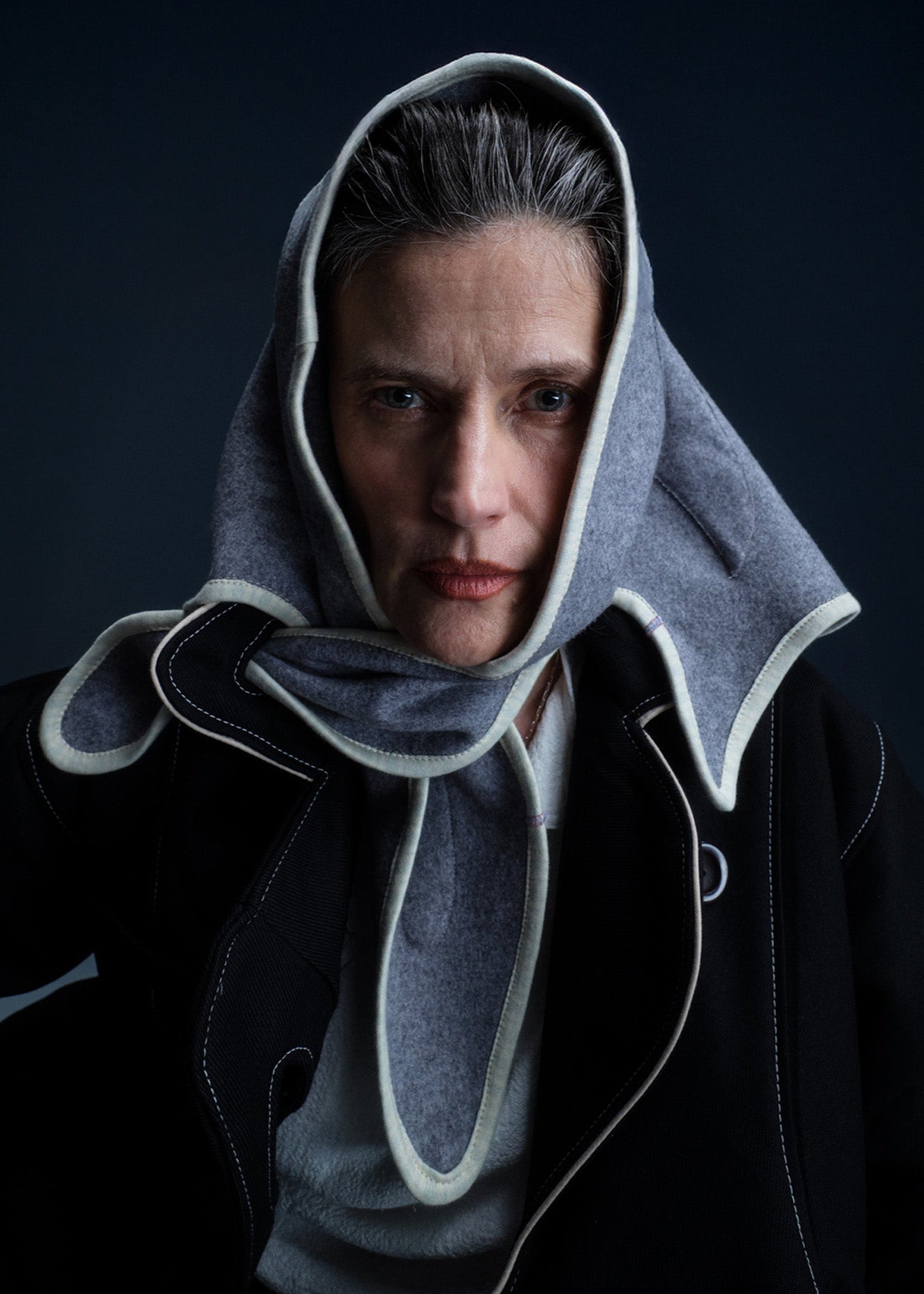 ROSA headscarf cashmere blend Aporeei