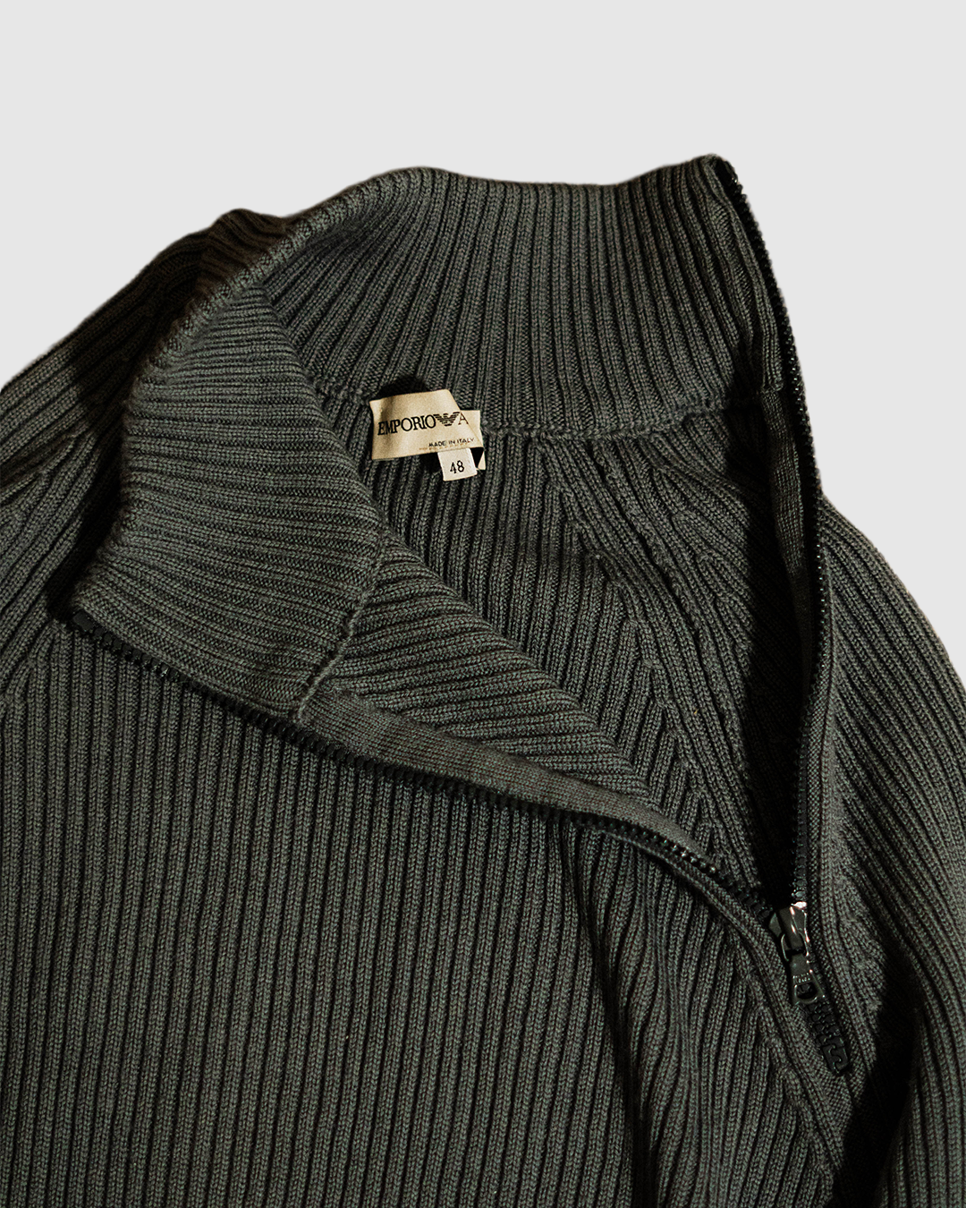 ARMANI asymmetrical knit Before Midnight Vintage