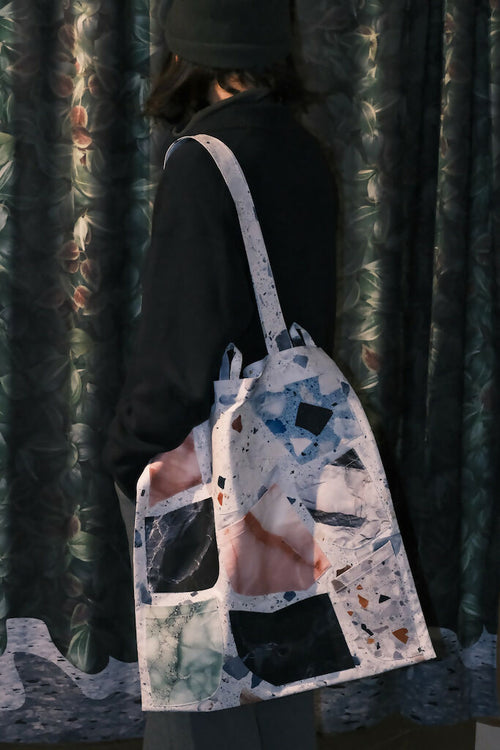 random (kova) clichés_ Marble Storage Tote Studio Stars