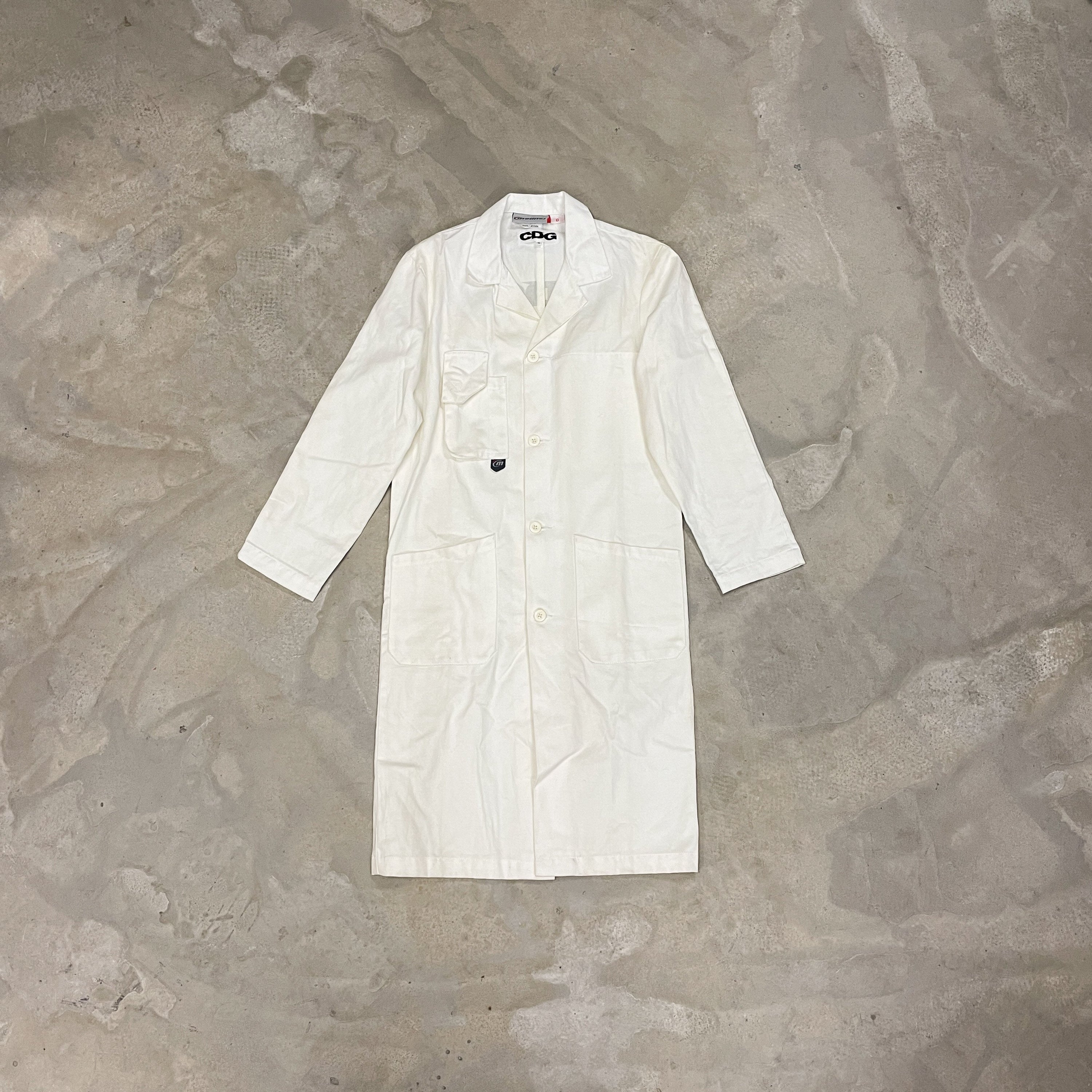 Comme Des Garcons White Coat Before Midnight Vintage