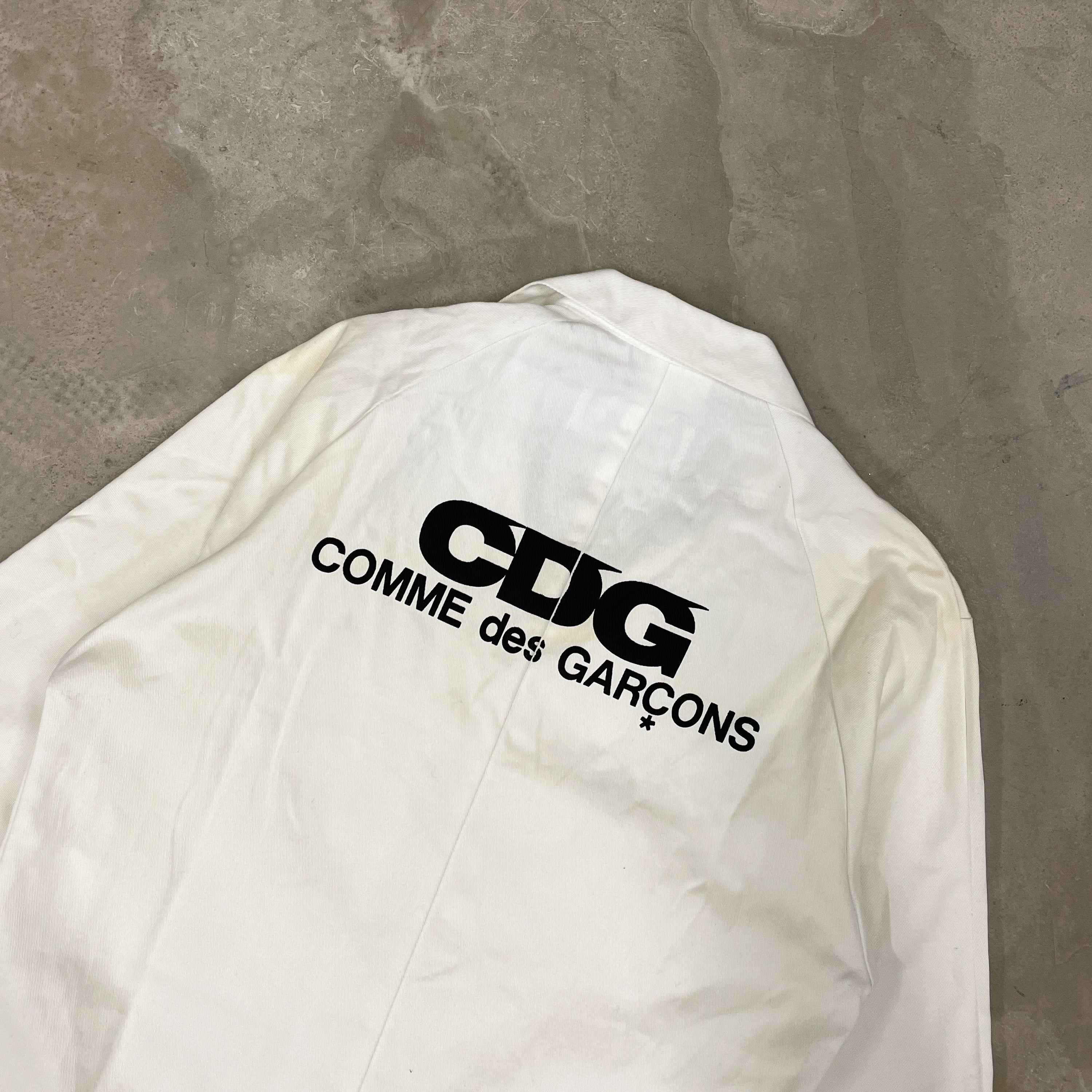 Comme Des Garcons White Coat Before Midnight Vintage